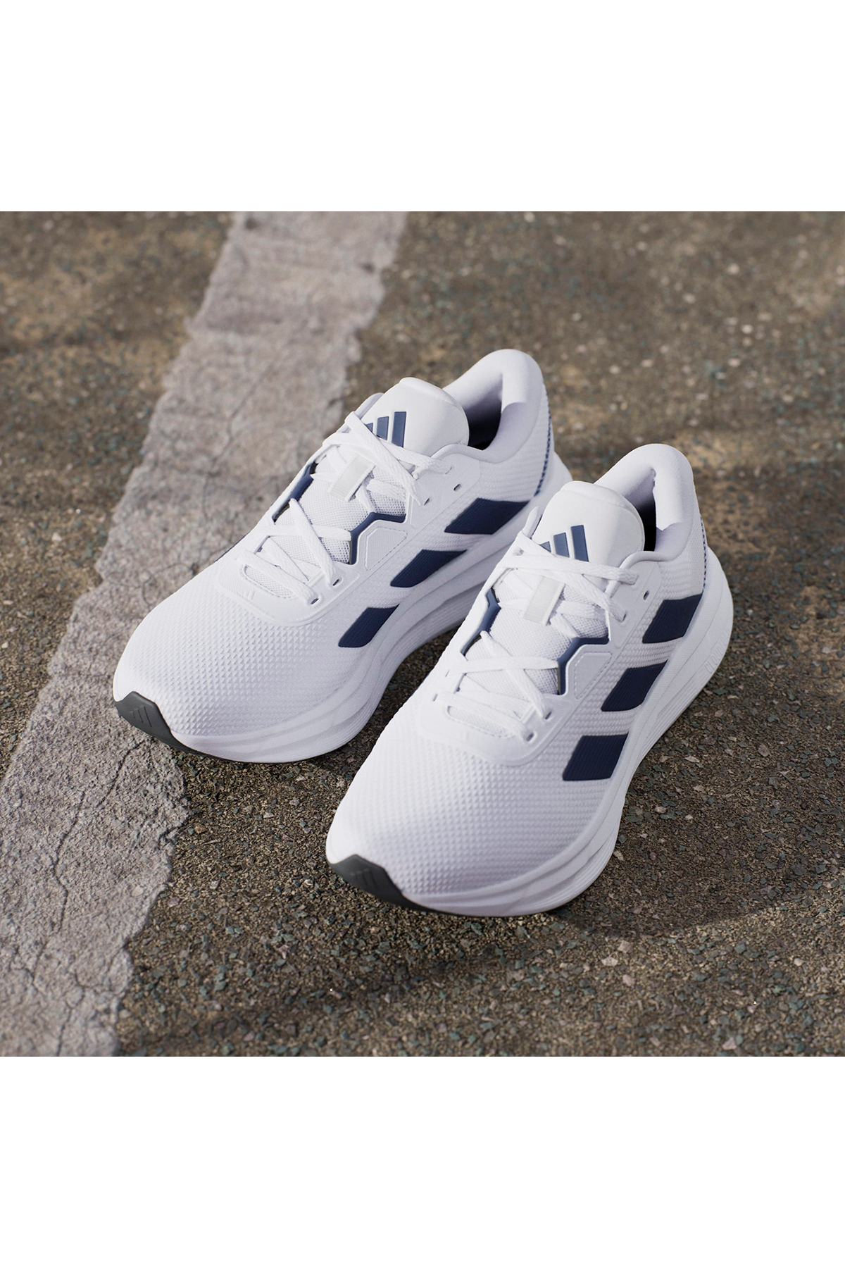 adidas  Galaxy 7 Erkek Beyaz Koşu Ayakkabısı JQ2620 - Görsel 2