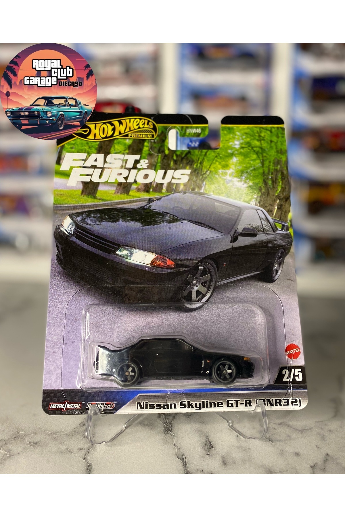HOT WHEELS NISSAN SKYLINE GT-R (BNR32) - FAST AND FURIOUS