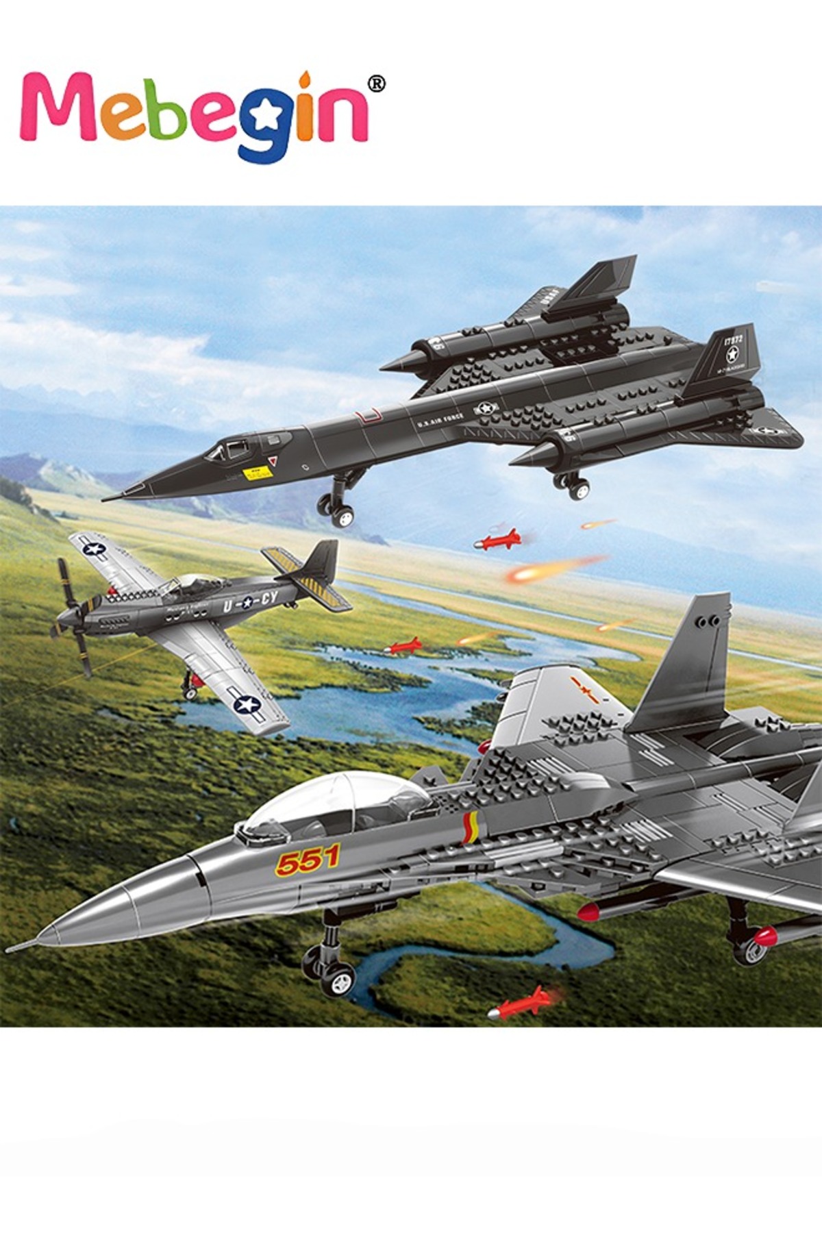 ست بلوک‌های مدل‌سازی هواپیما، ست آجرهای ساخت هواپیما، اسباب‌بازی بلوک‌های خلاقانه ساخت، پلاستیک باحال