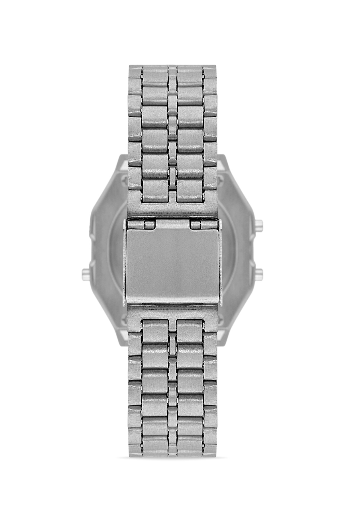 Ticarto Unisex Gümüş Retro Digital Kol Saati TCTSR003902S0330 görsel 3