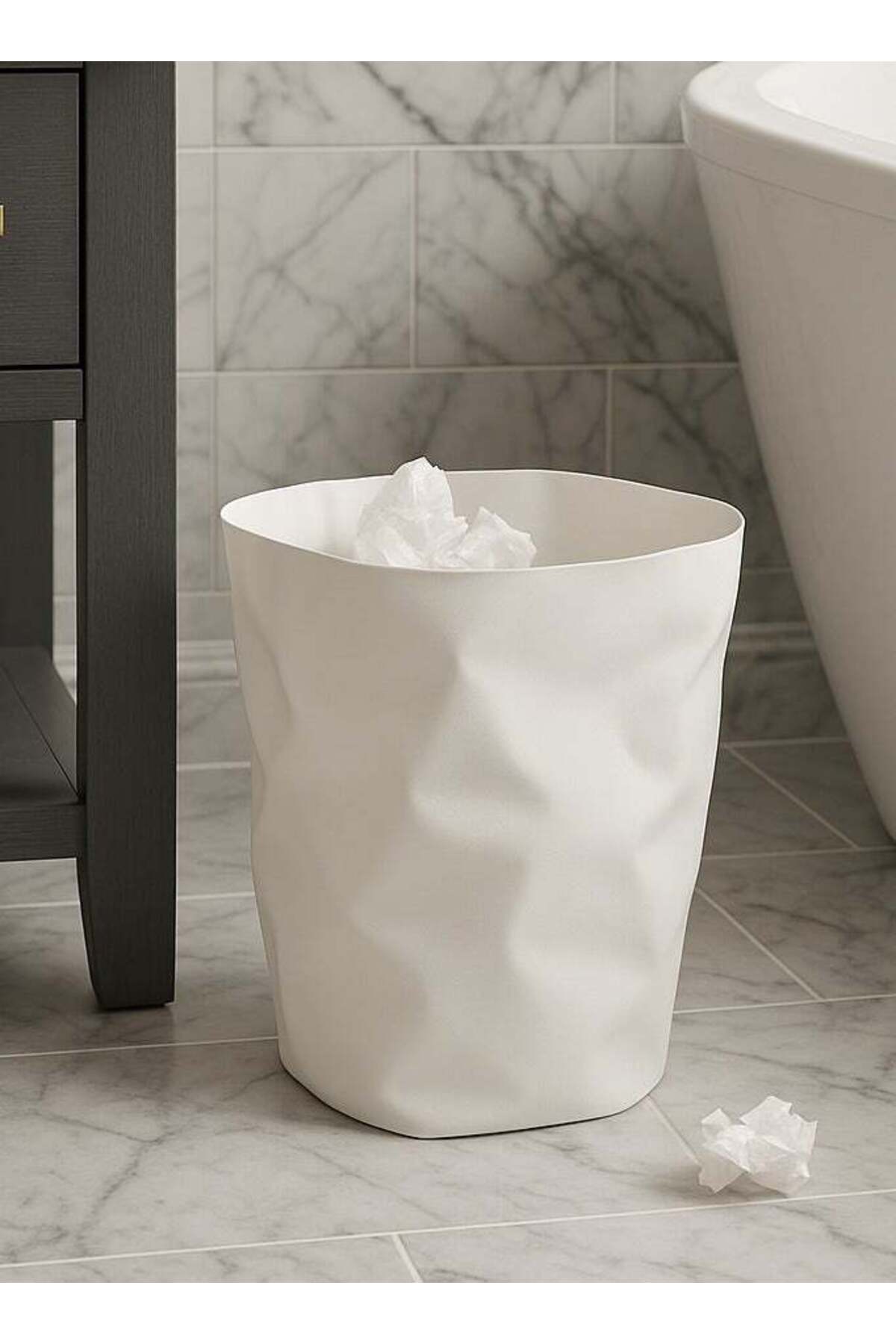 سلة مهملات أنيقة وعملية بتصميم عصري لغرف النوم وال...