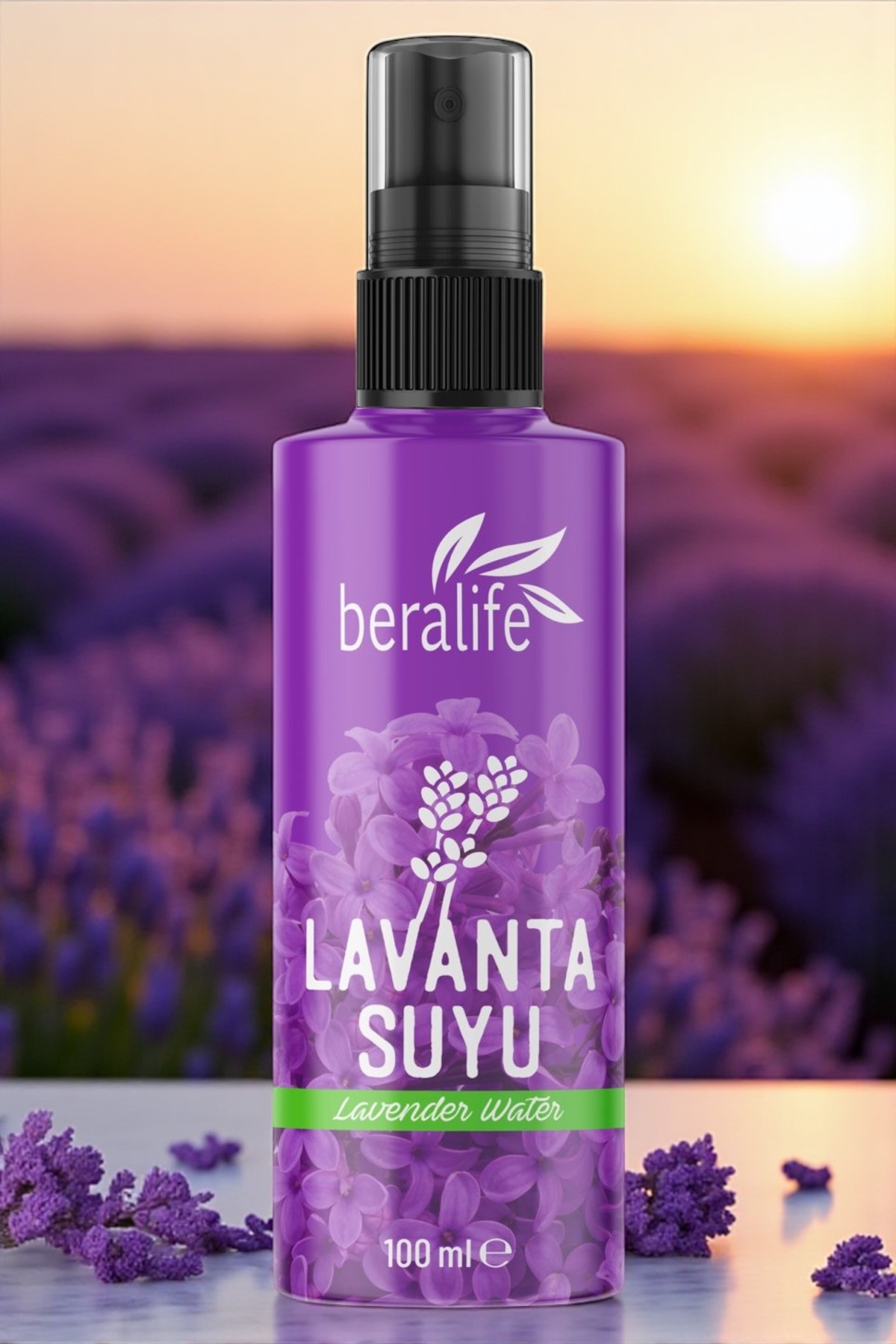 Lavanta Suyu %100 Saf ve Doğal Canlandırıcı Ve Besleyici Etkili Tonik Lavanta Hidrosolü 100 Ml — LVNT100 — تصویر 3 از 4