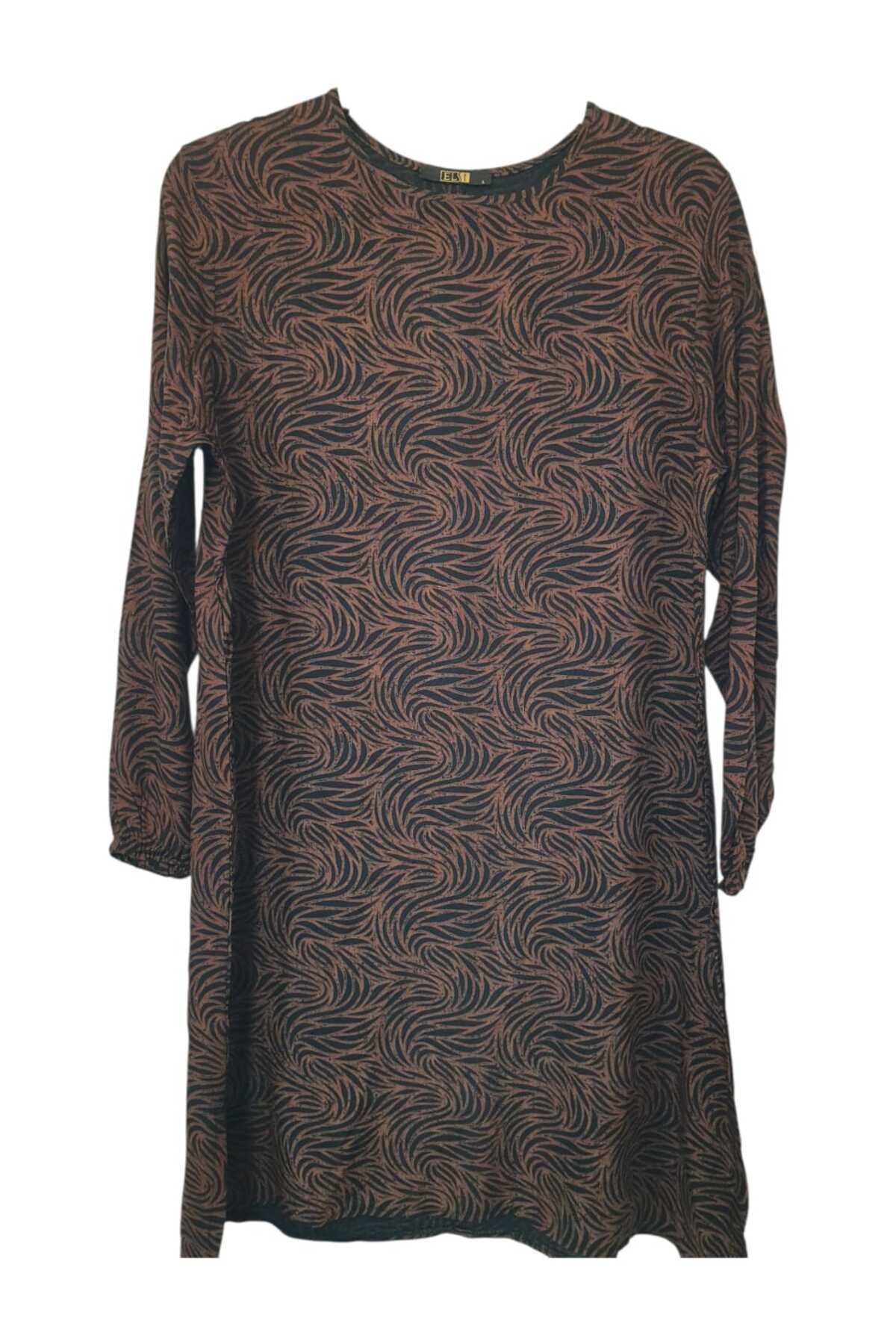 GGMM BATTAL VİSKON ANNE TUNİK BOY 100CM