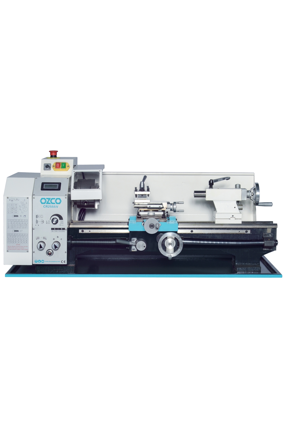 Ozco CR2555V 1100W Masa Üstü Torna Makinası - Fiyatı, Yorumları