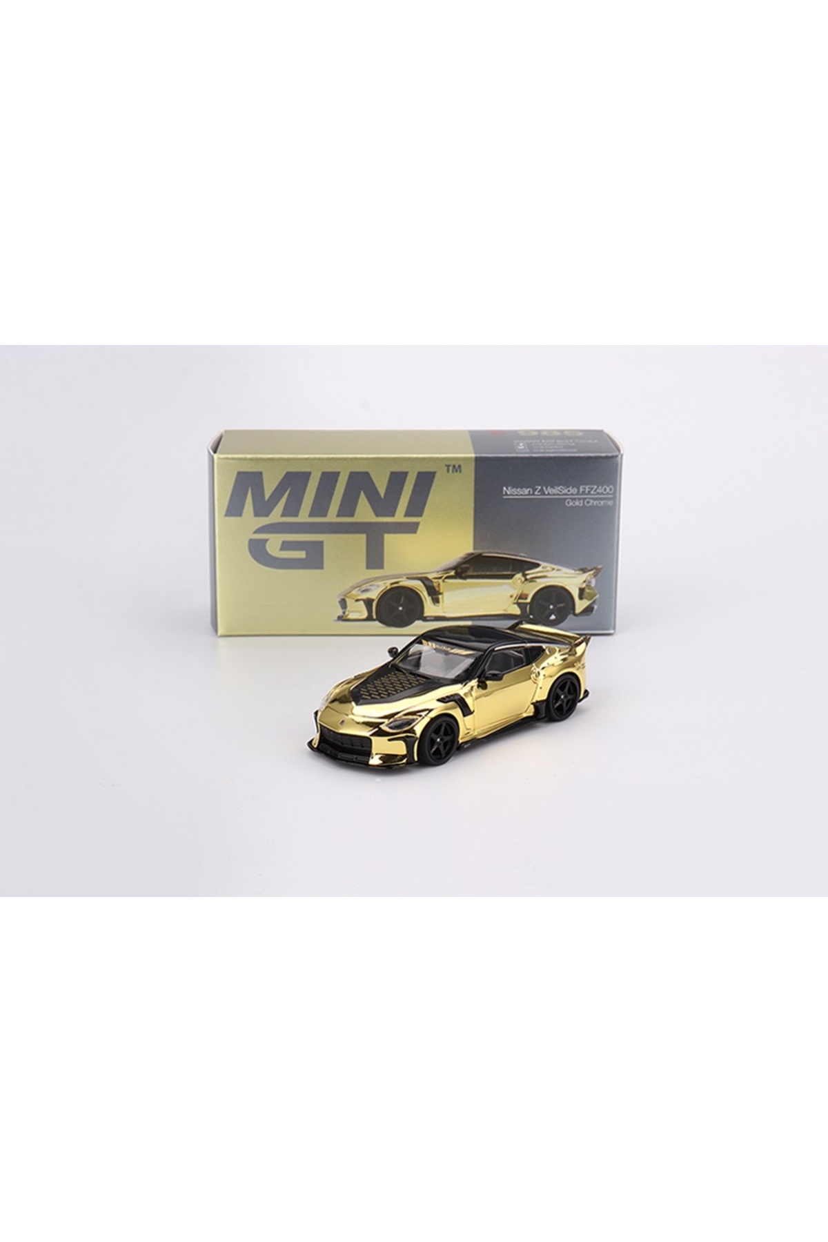 985 1/64 Nissan Z VeilSide FFZ400 Gold Chrome