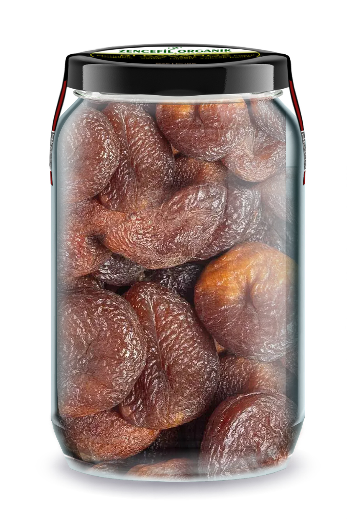Zencefil Organik Gün Kurusu Kayısı Kurusu Bi Kavanoz 660 CC. Cam Kavanozda 1. Kalite Katkısız Yeni Mahsül Kuru Kayısı