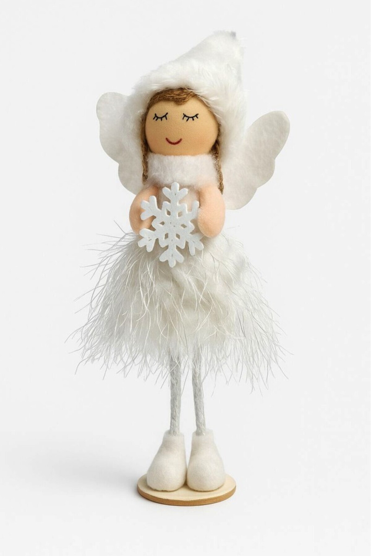 BeySüS Новогодишна декоративна сладка ангелче бяла 26 см