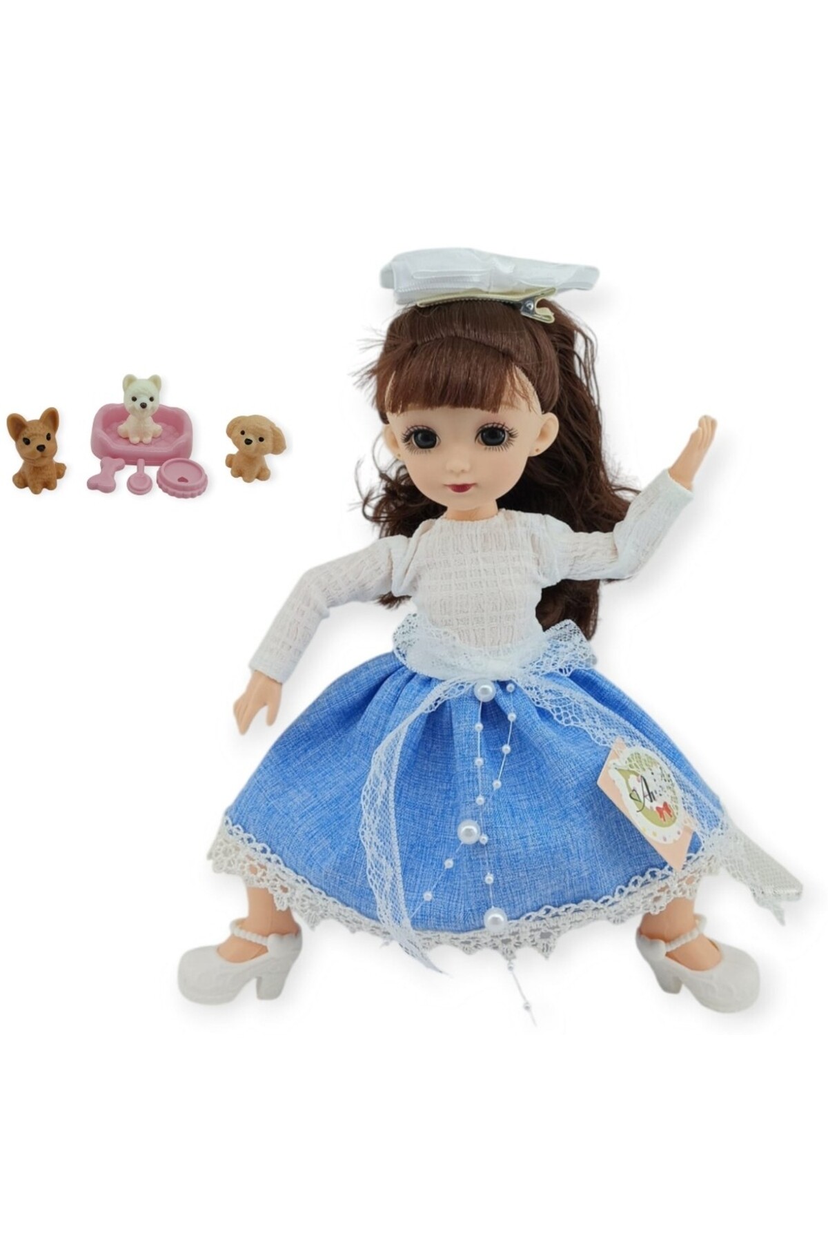 isiltikidsmoda Anbibi Premium Bebek Hareketli Aksesuarlı - WX197-1-MAVİ (Lisinya) fotoğrafı 2 (önizleme)