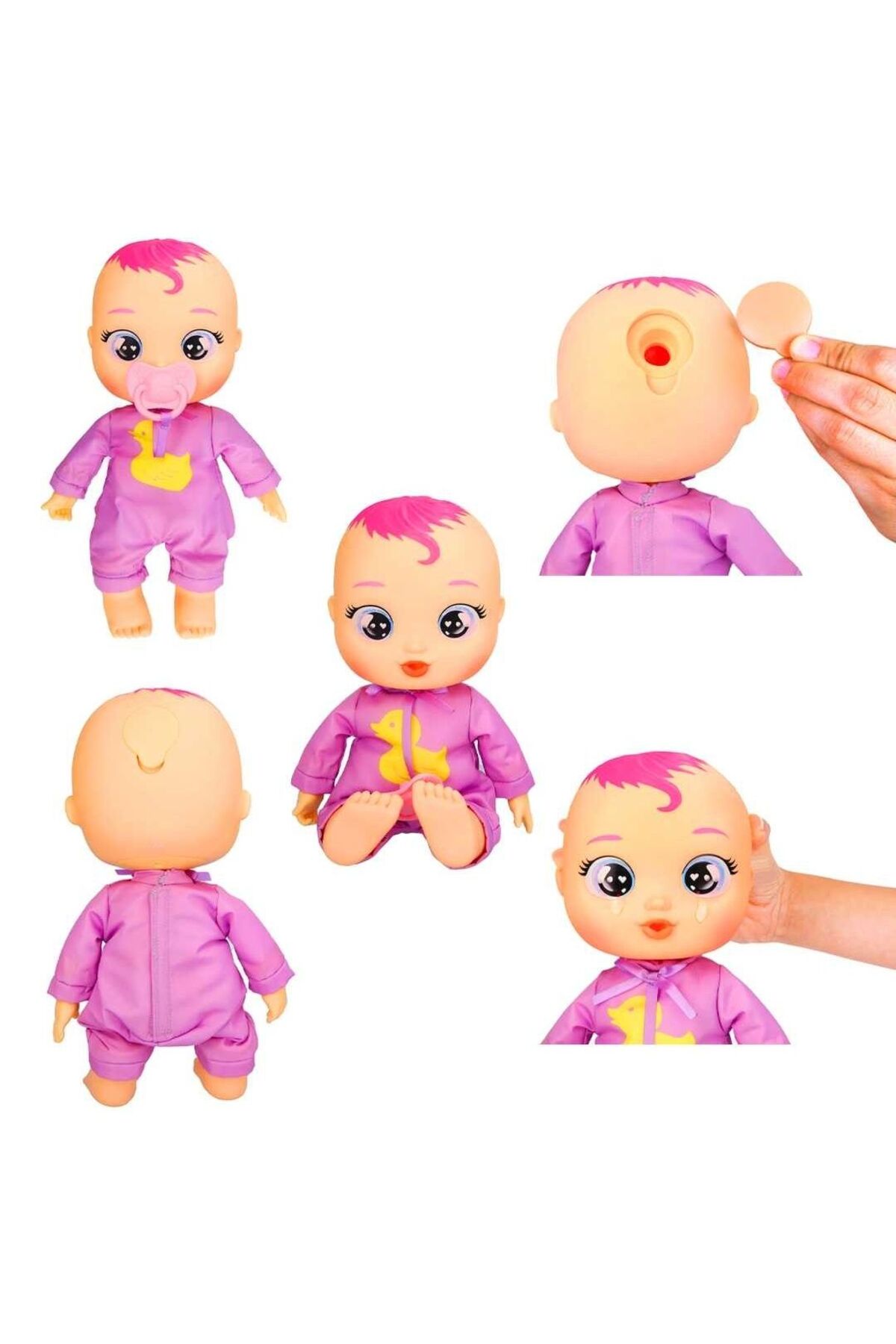 Luminoo CRY BABİES LOVE AĞLAYAN BEBEK BANYO ZAMANI ZOE 18M+ fotoğrafı 3 (önizleme)