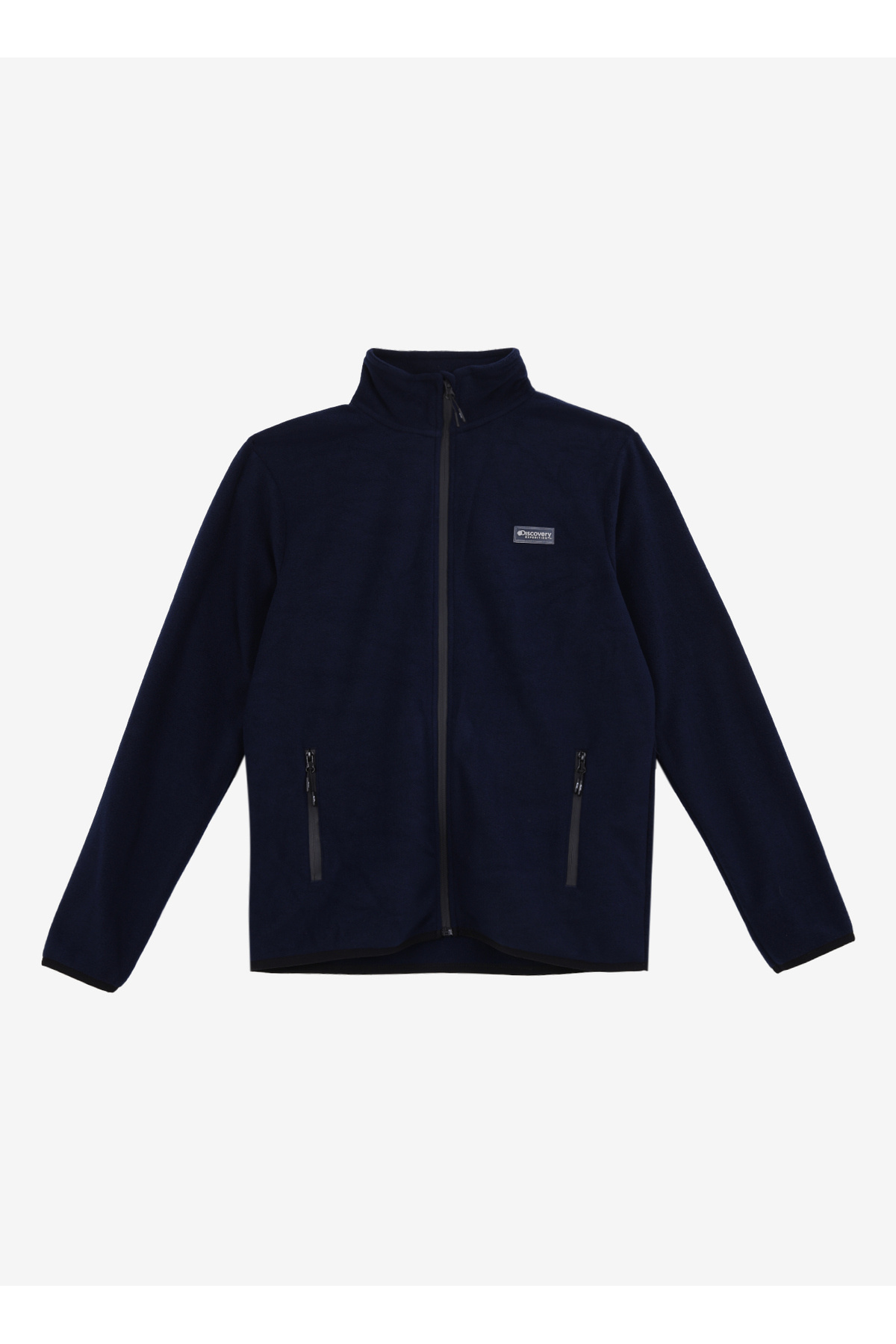 دیسکاوری اکسپدیشن سویشرت مردانه یقه ایستاده سرمه‌ای طرح پولار مدل D4WM-SWT3994