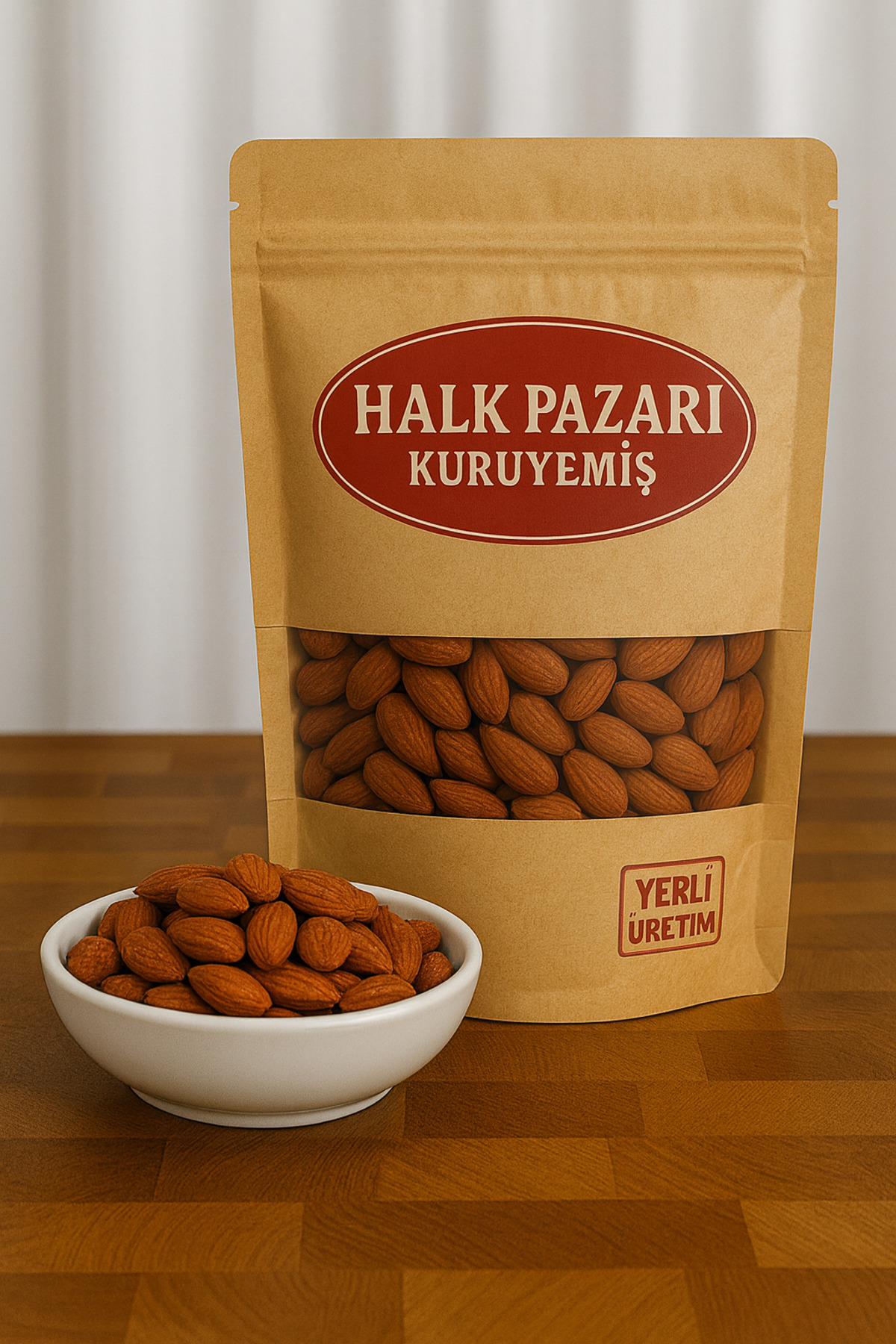 HP KURU GIDA ÇİĞ BADEM- 750 gr