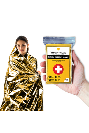 4s Acil Durumlar İçin Termal Battaniye Vücut Isınızı Koruyun