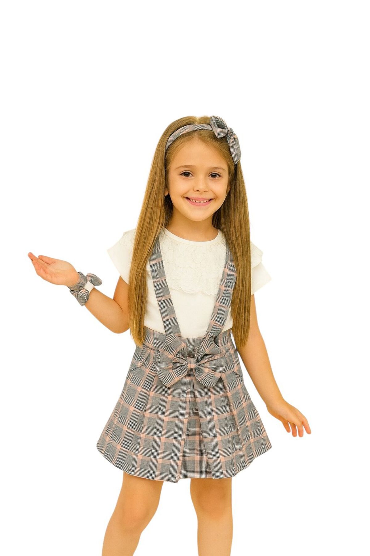 KOKOŞ BEBEK Kız Çocuk Dokuma Slopet 3’lü Takım - 2/10 Yaş fotoğrafı 5 (önizleme)