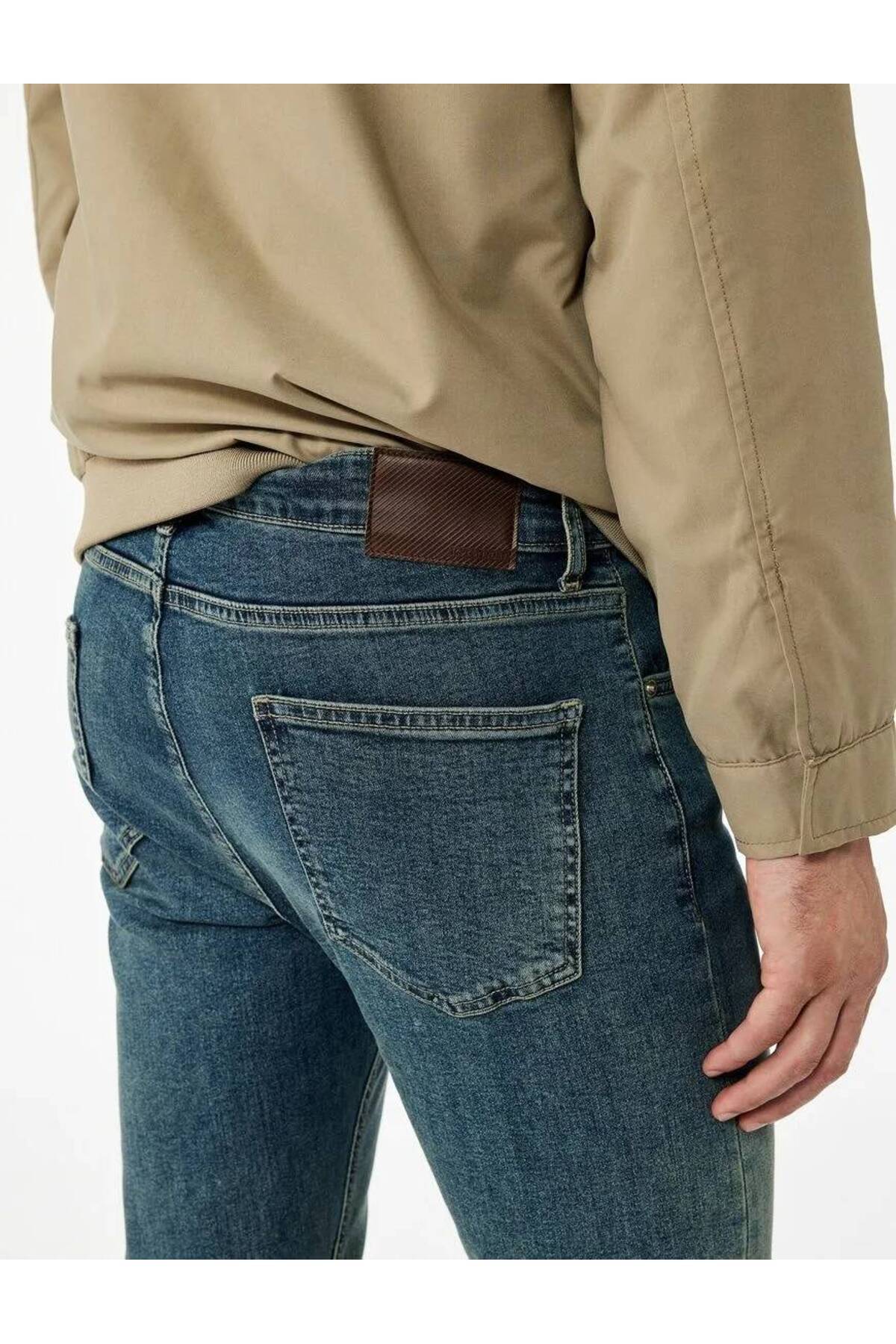 جین مردانه راسته Belirtilmemiş | کوتون Koton 26KY59003378_Y5904 - تصویر 3