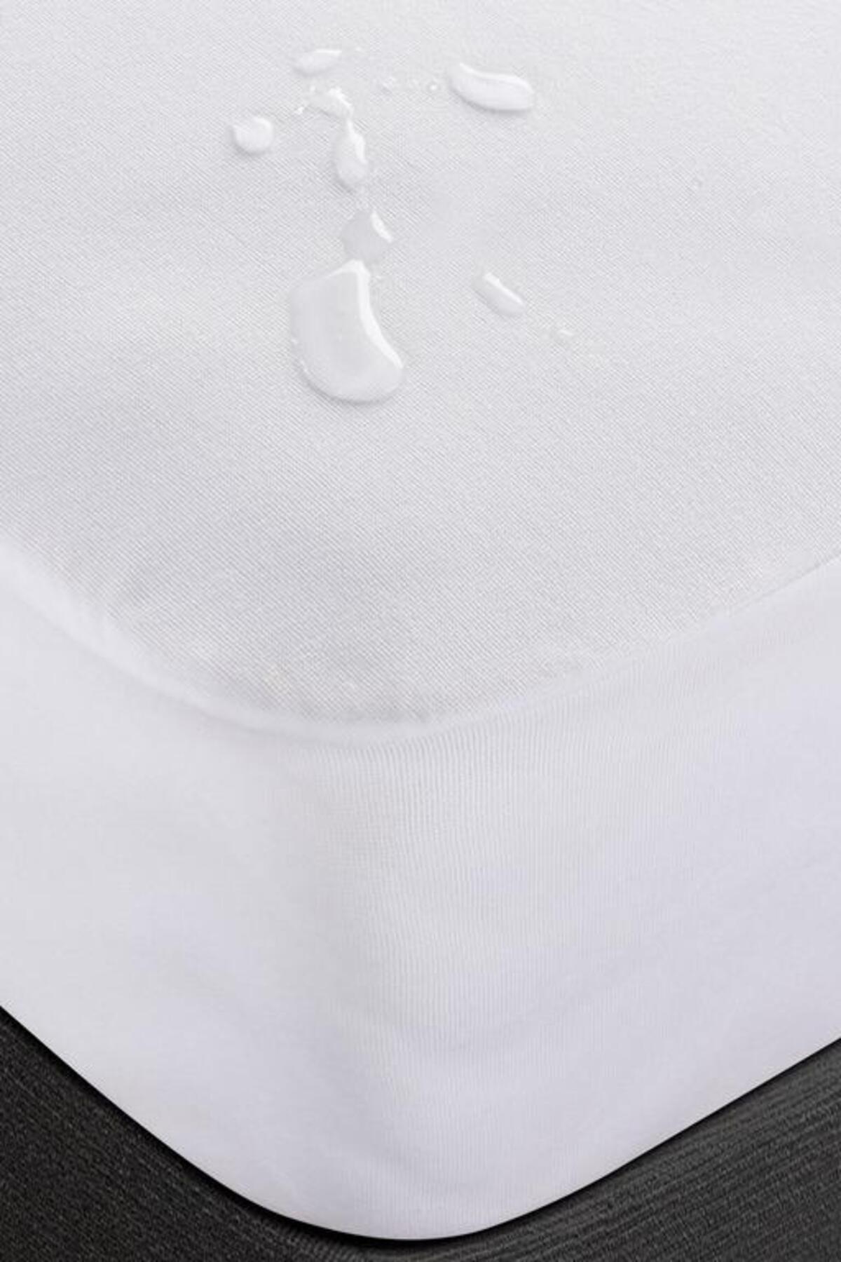 Madame Coco Yeni Sezon Alaise Sıvı Geçirmez Fitted Tek Kişilik Yatak Alezi - Beyaz - BEYAZ