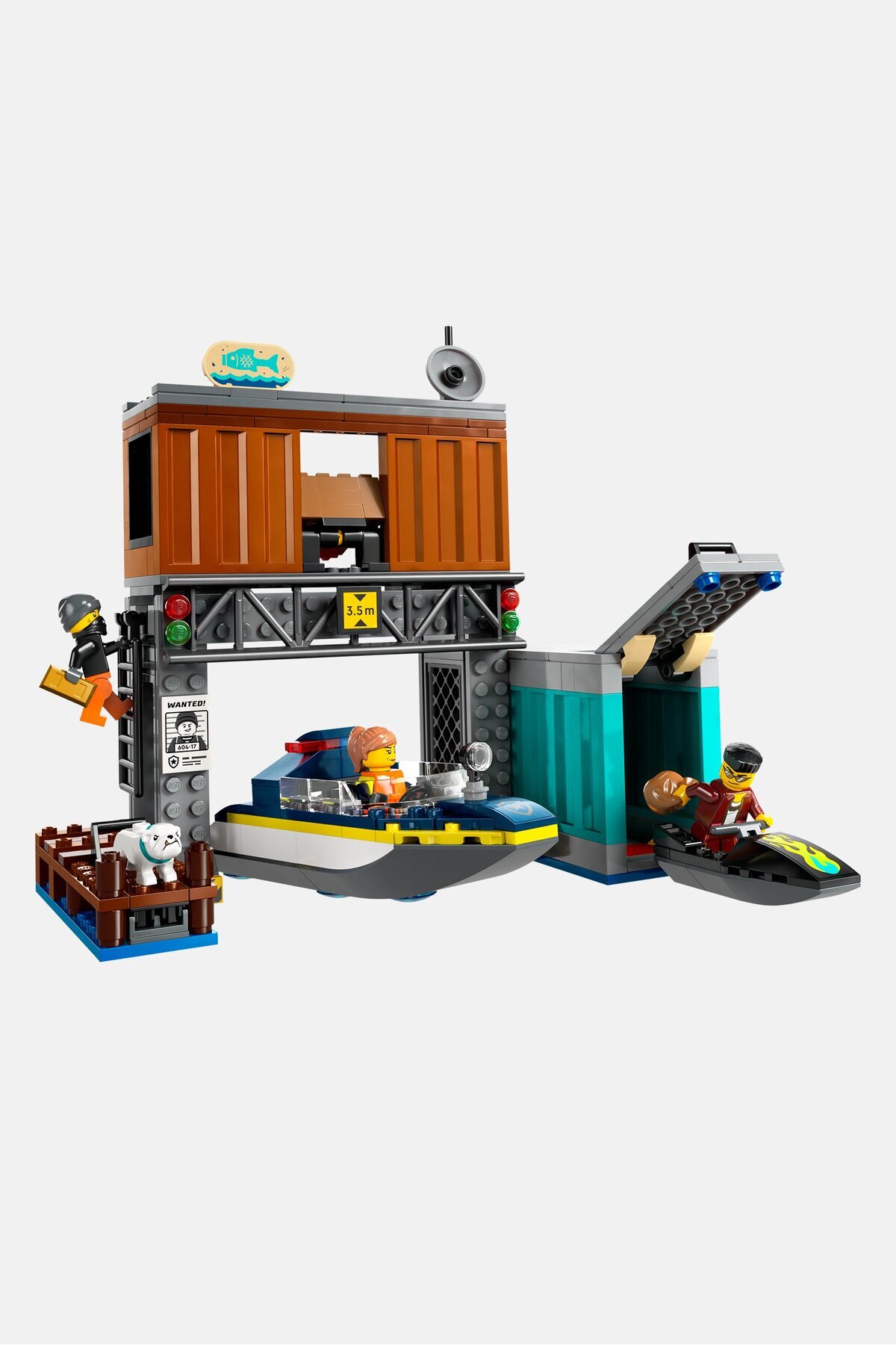 قایق سرعت پلیس شهر ۶۰۴۱۷ و مخفیگاه خلافکاران