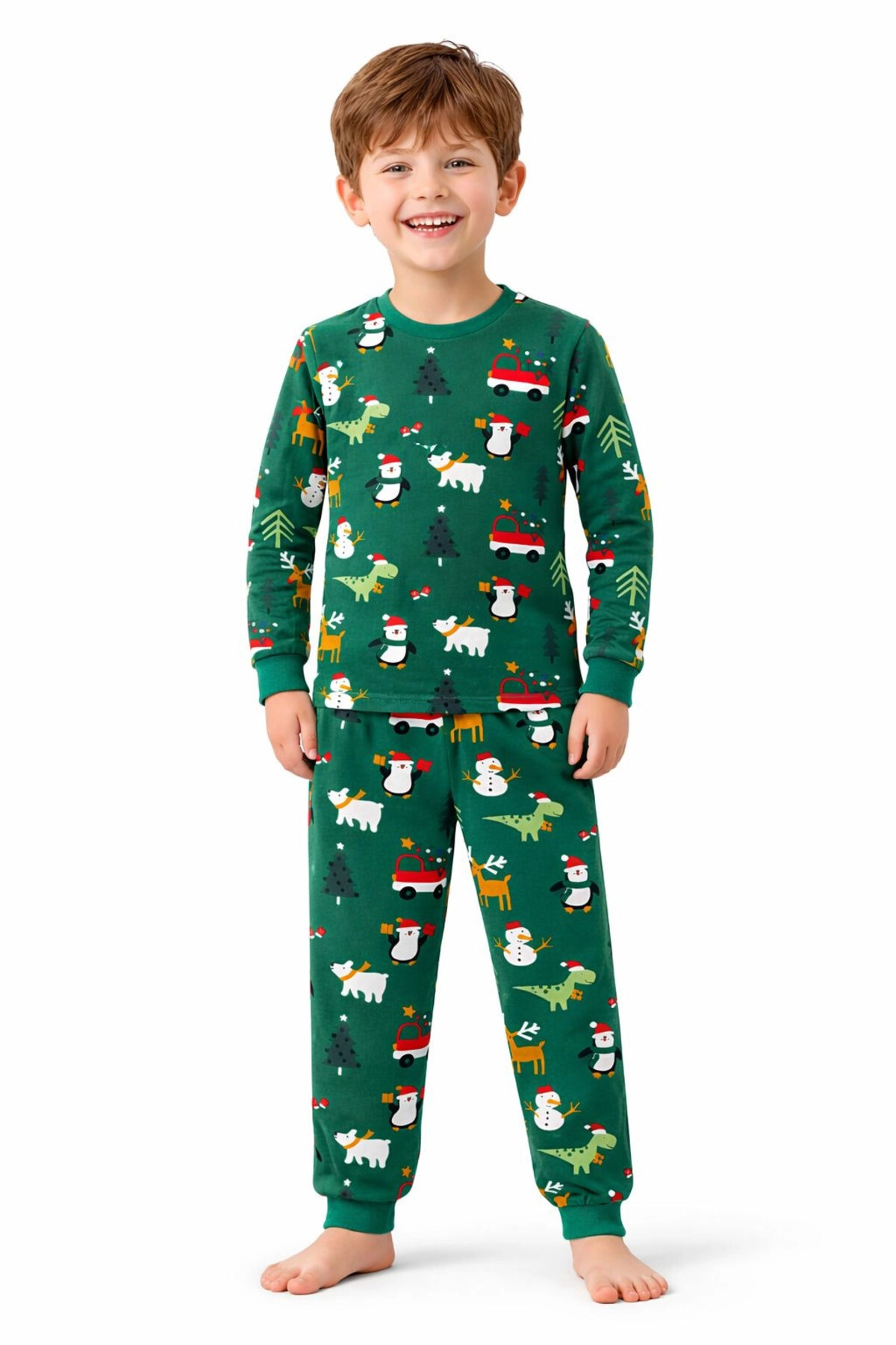 My Hanne Yılbaşı Konsept Erkek Çocuk Pijama Takımı 51339 - Fiyatı