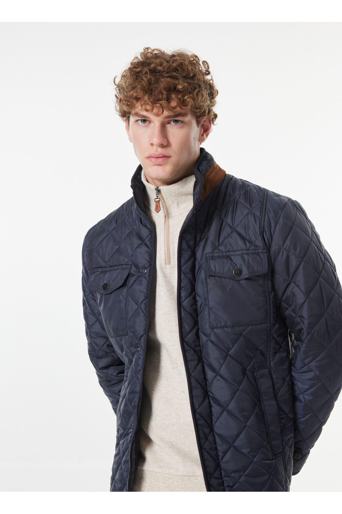 ماستنگ کت مردانه سرمه‌ای M4WM-MNT-1999