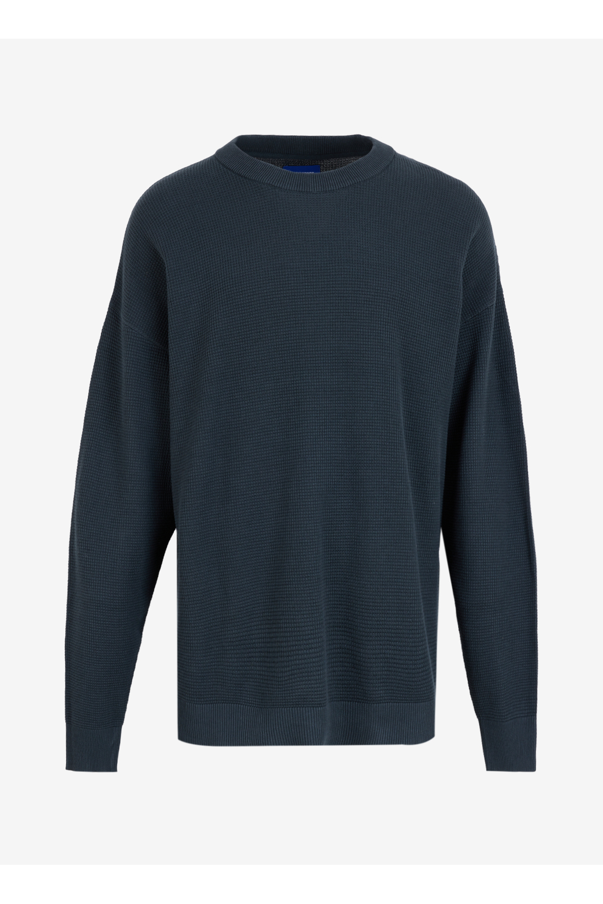 جک اند جونز پلیور مردانه یقه گرد، خاکستری تیره و راحت، کد 12261771_JORSCOTT KNIT CREW NECK