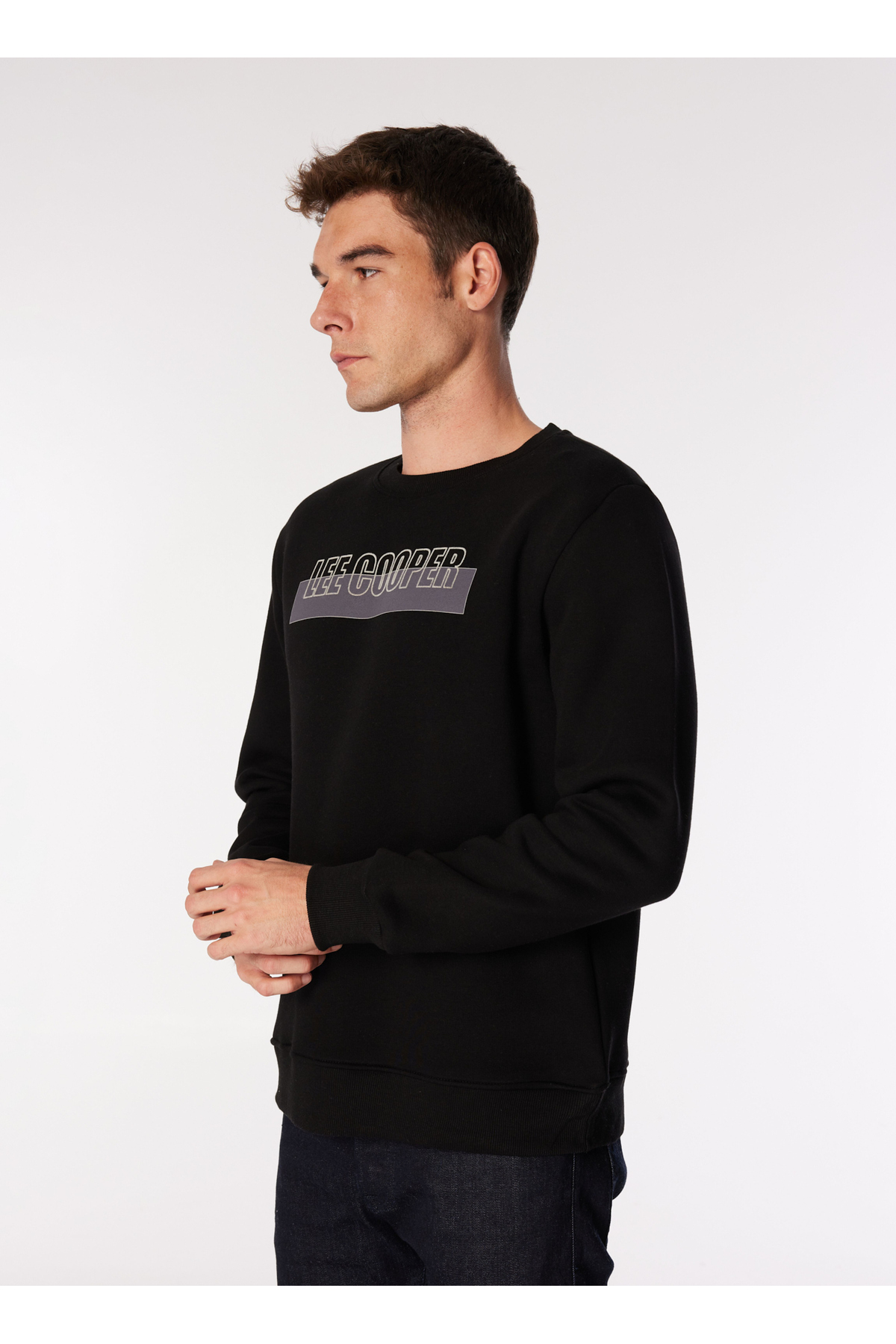 سویشرت مردانه راسته آستین بلند | لی کوپر Lee Cooper 251 LCM 241026 - تصویر 3