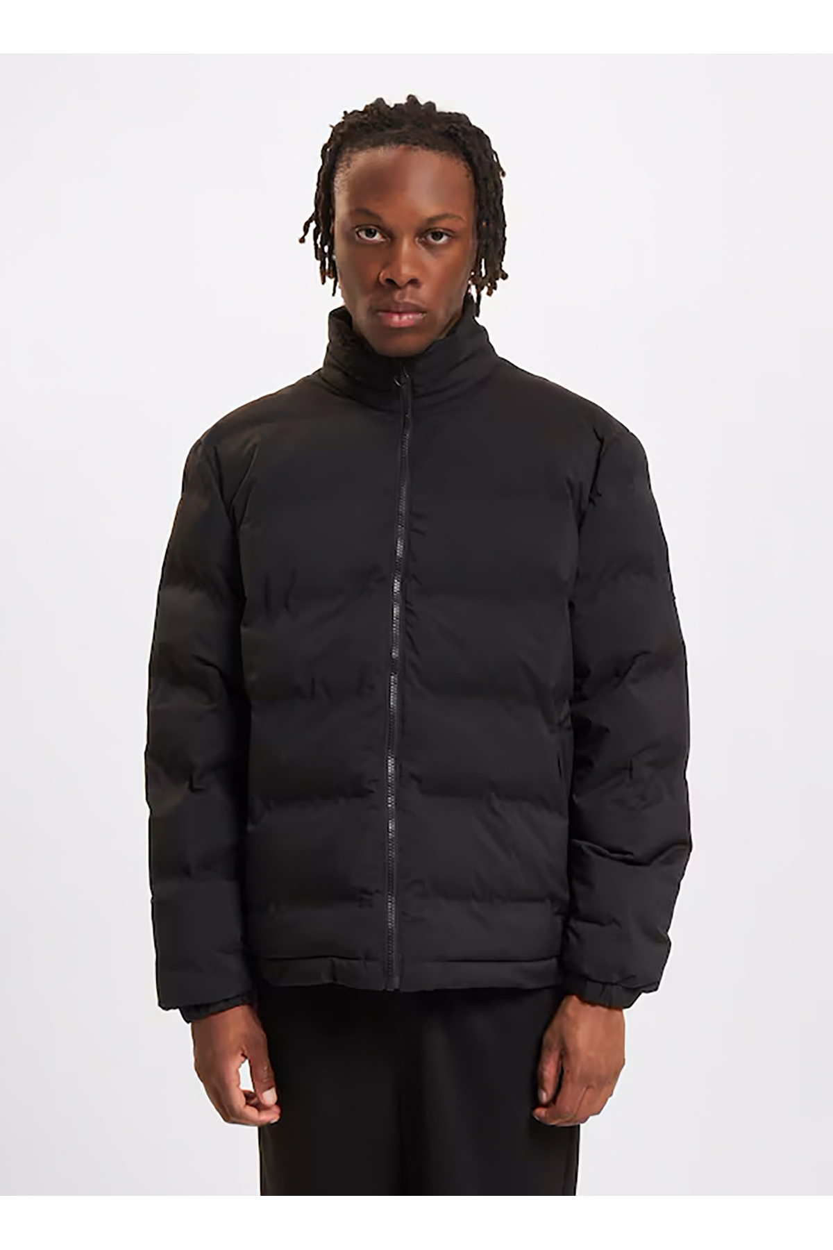 آنلی اند سانز پالتو مردانه مشکی ONSRUSS مدل لحاف دوزی شده THERMOLITE JACKET A