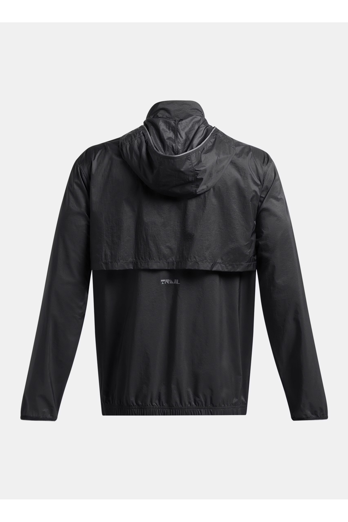 Under Armour 1383243-016 UA TRAIL RUN JACKET Gri Kapüşonlu Normal