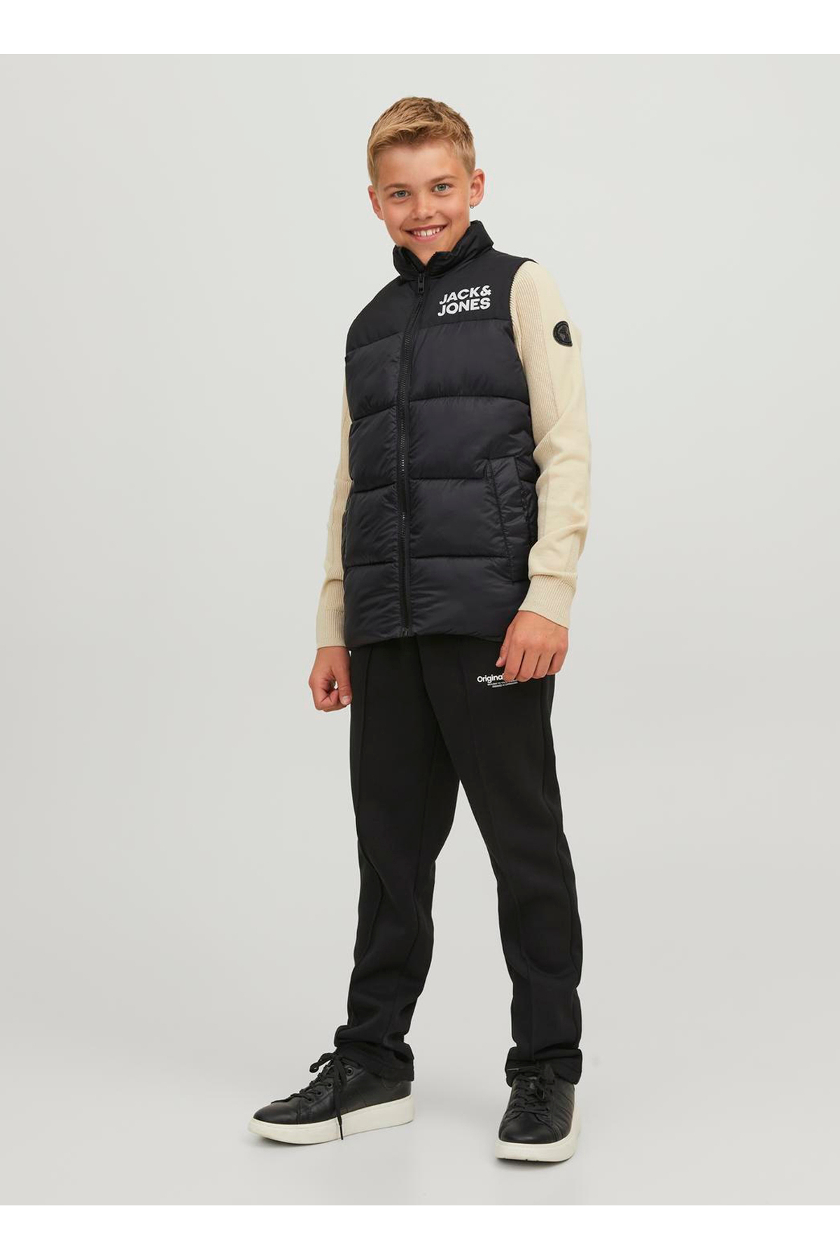 کاپشن پسرانه راسته بدون آستین | جک اند جونز Jack & Jones 5003176807 - تصویر 5