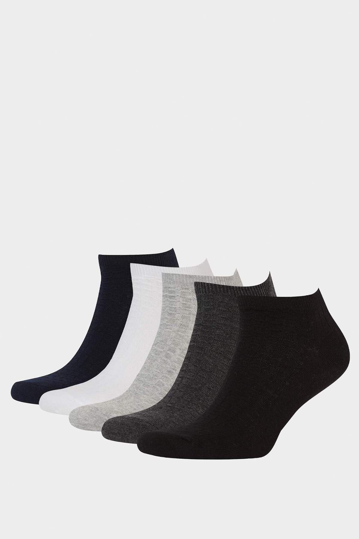 دفاکتو جوراب مچ پا نخی مردانه 5 بسته F5290AXNS