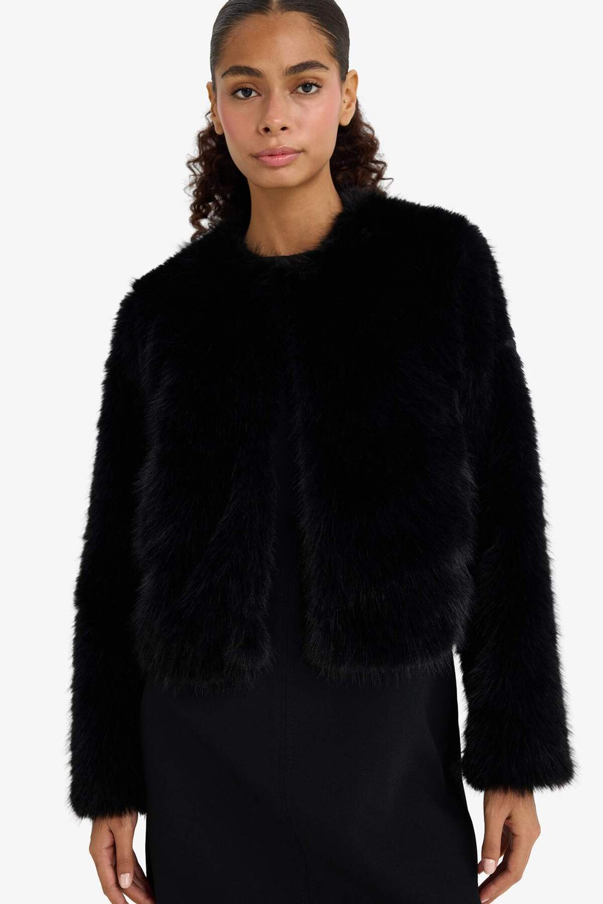 DeFacto Regular Fit Suni Kürk F2147AX25WN