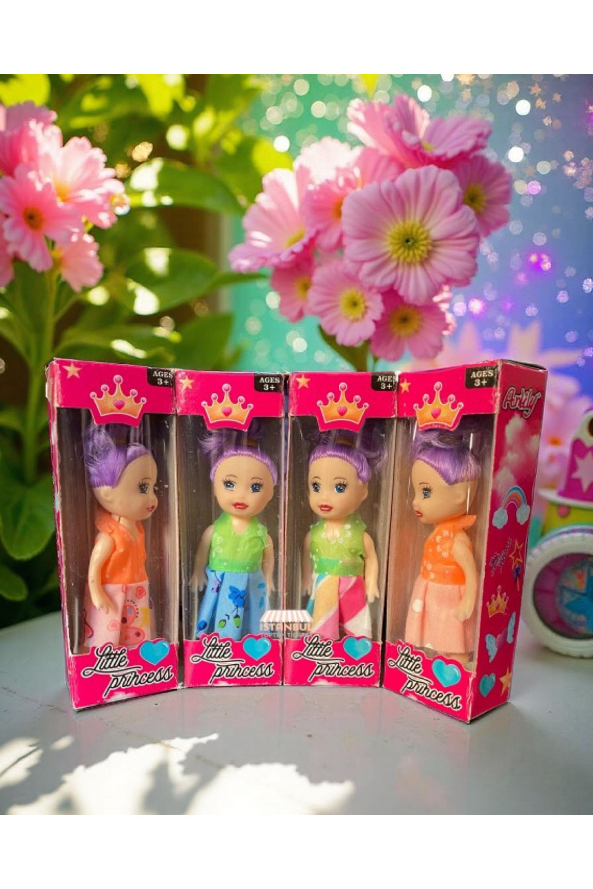 Genel Markalar 3Adet Parmak Bebek Kız Çocuk Oyuncakları 3lü Et Bebek Eğitici Oyuncaklar Oyuncak Bebek fotoğrafı 5 (önizleme)