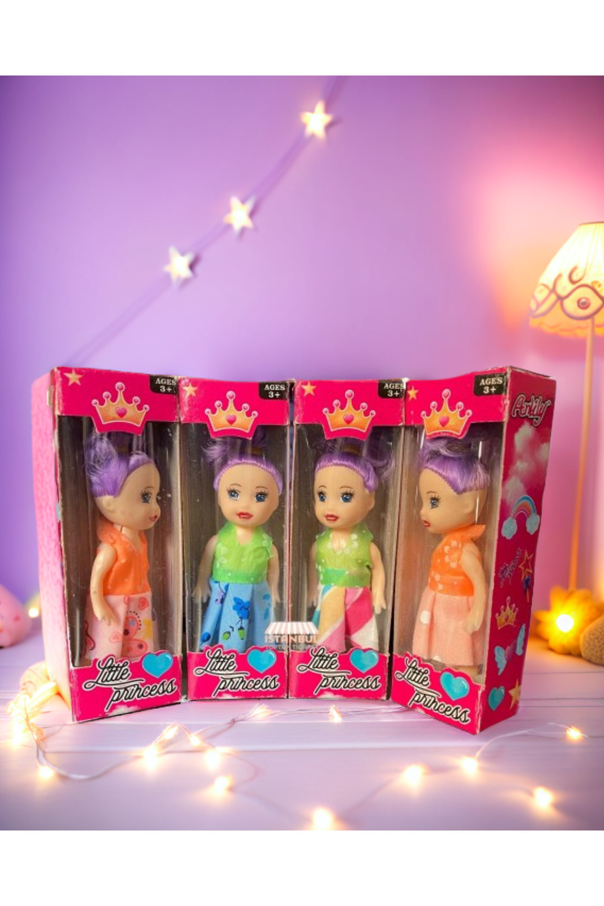 Genel Markalar 3Adet Parmak Bebek Kız Çocuk Oyuncakları 3lü Et Bebek Eğitici Oyuncaklar Oyuncak Bebek fotoğrafı 6 (önizleme)