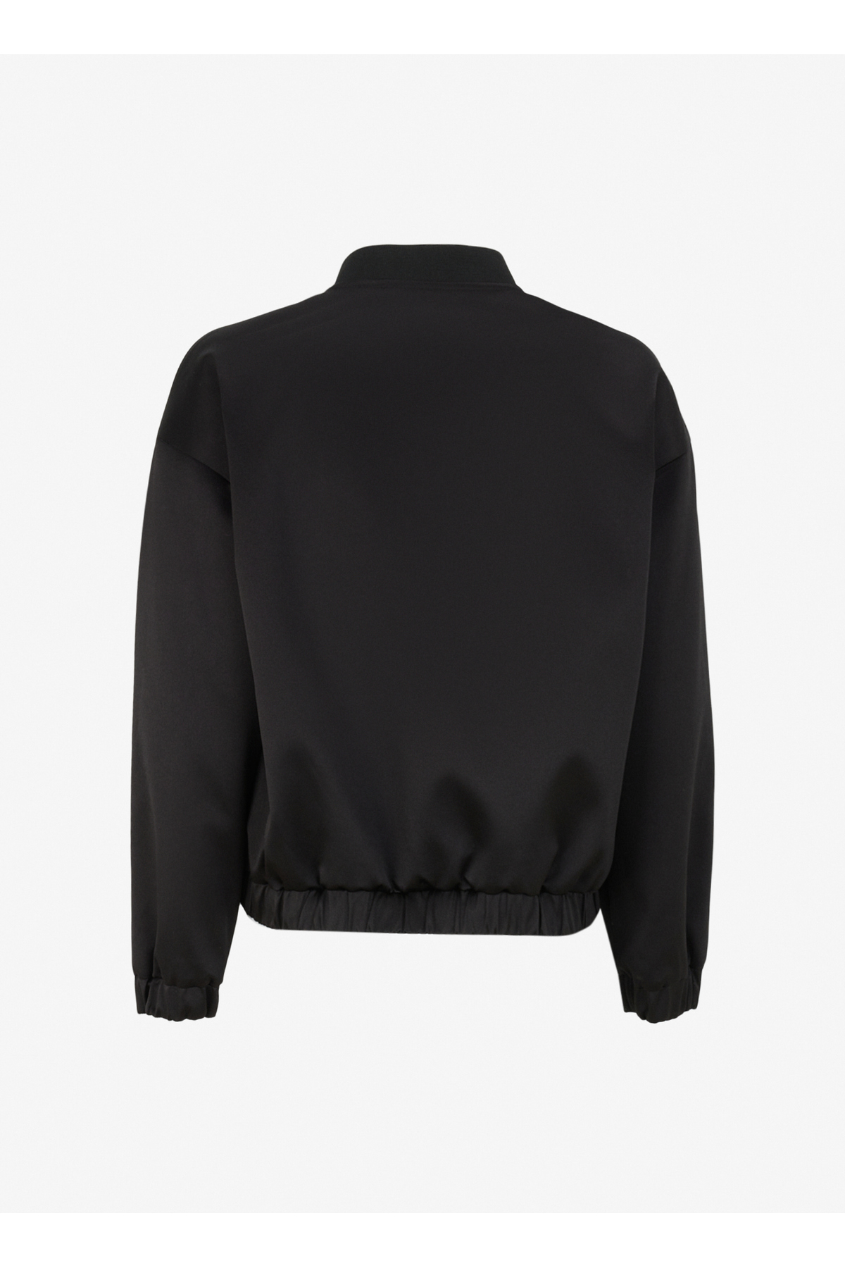 FABRIKA COMFORT Siyah Kadın Bomber Yaka Basic Mont FC4WL-MNT0056 görsel 2