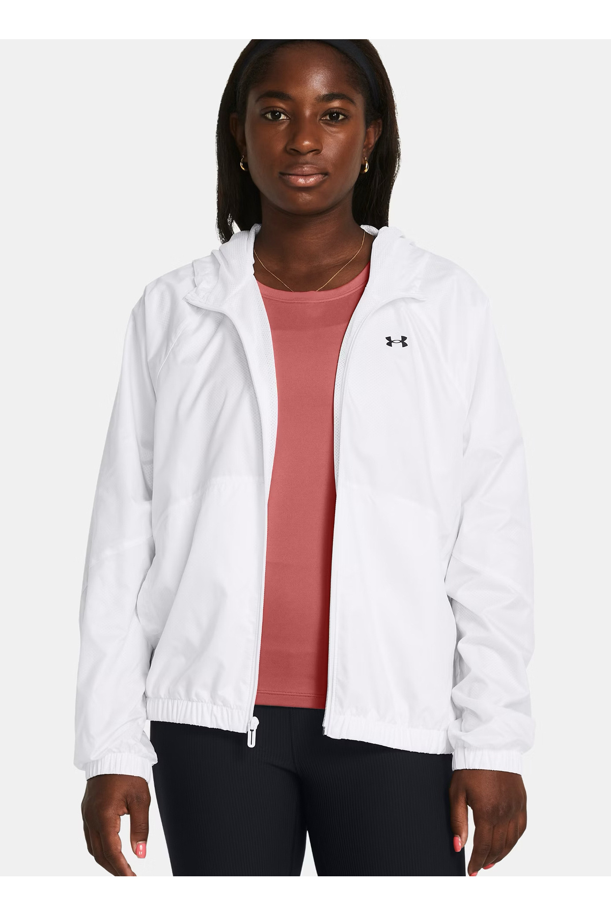 Under Armour Beyaz Kadın Rüzgarlık 1382698-100 UA Rival Sport Windbrea