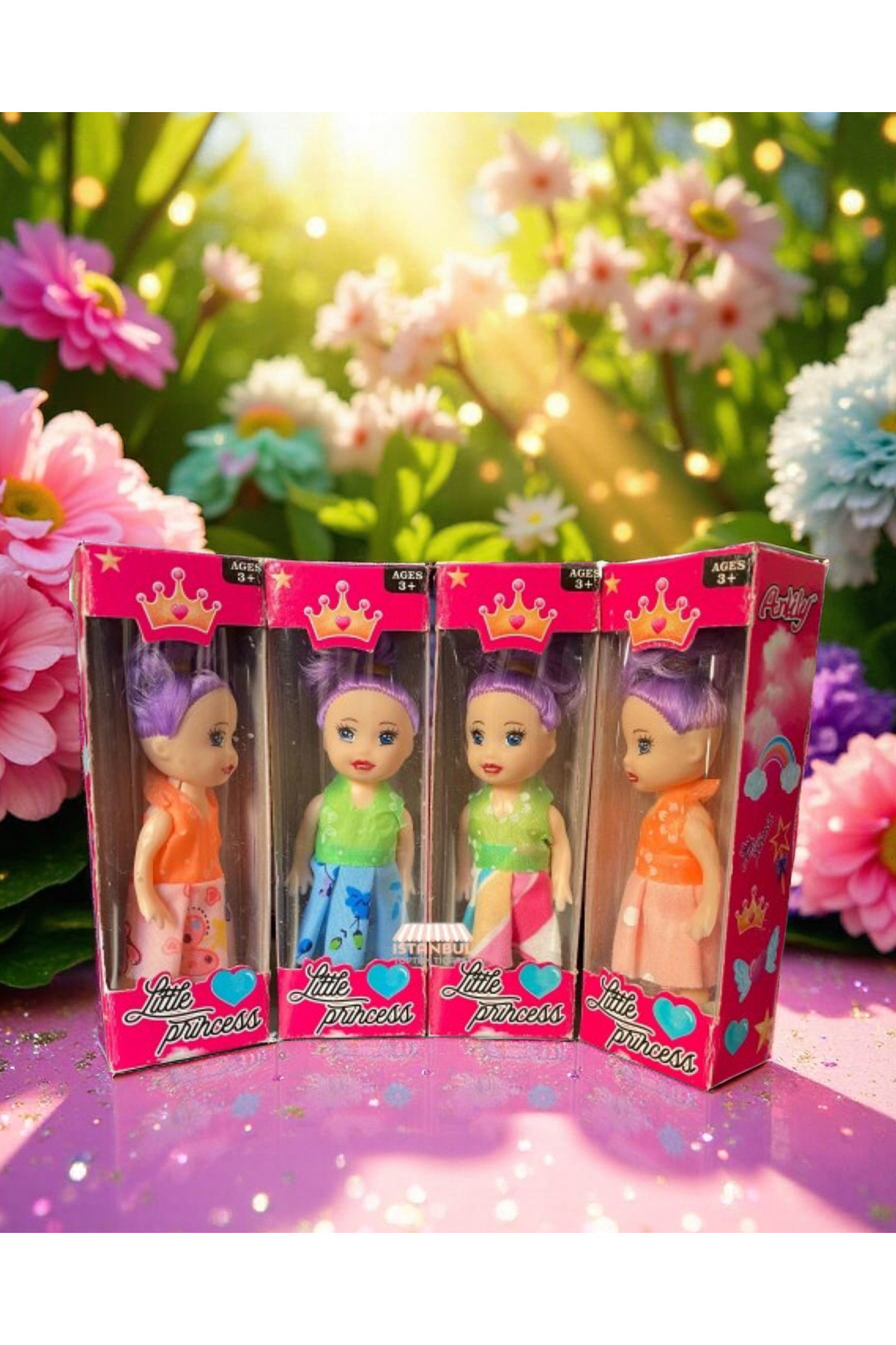 Genel Markalar 3Adet Parmak Bebek Kız Çocuk Oyuncakları 3lü Et Bebek Eğitici Oyuncaklar Oyuncak Bebek fotoğrafı 3 (önizleme)