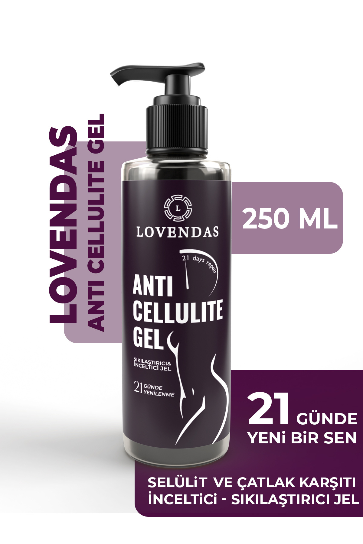 Lovendas Selülit Ve Çatlak Karşıtı Inceltici Sıkılaştırıcı Jel 250ml