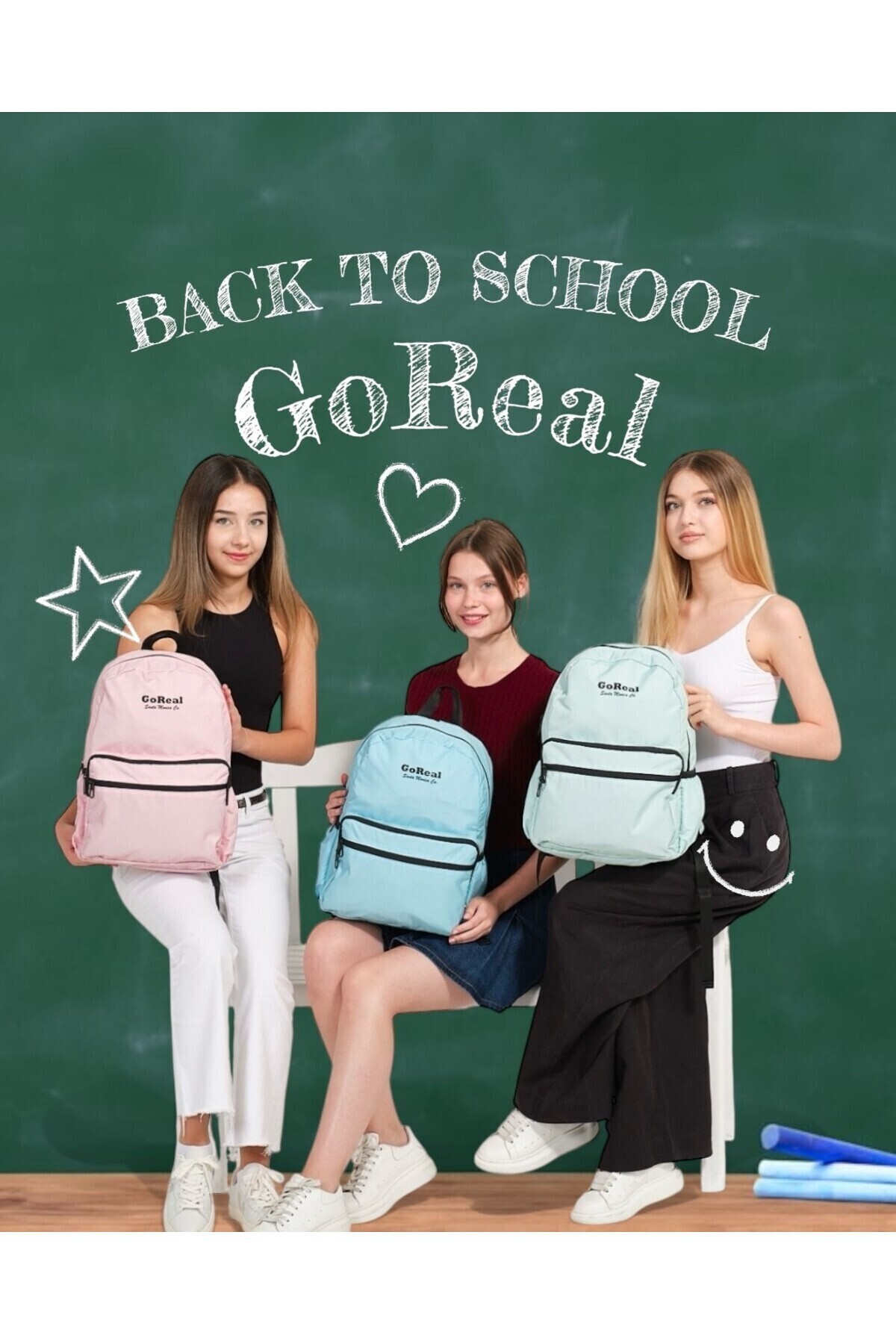 GoReal Kadın Sırt Çantası görsel 3