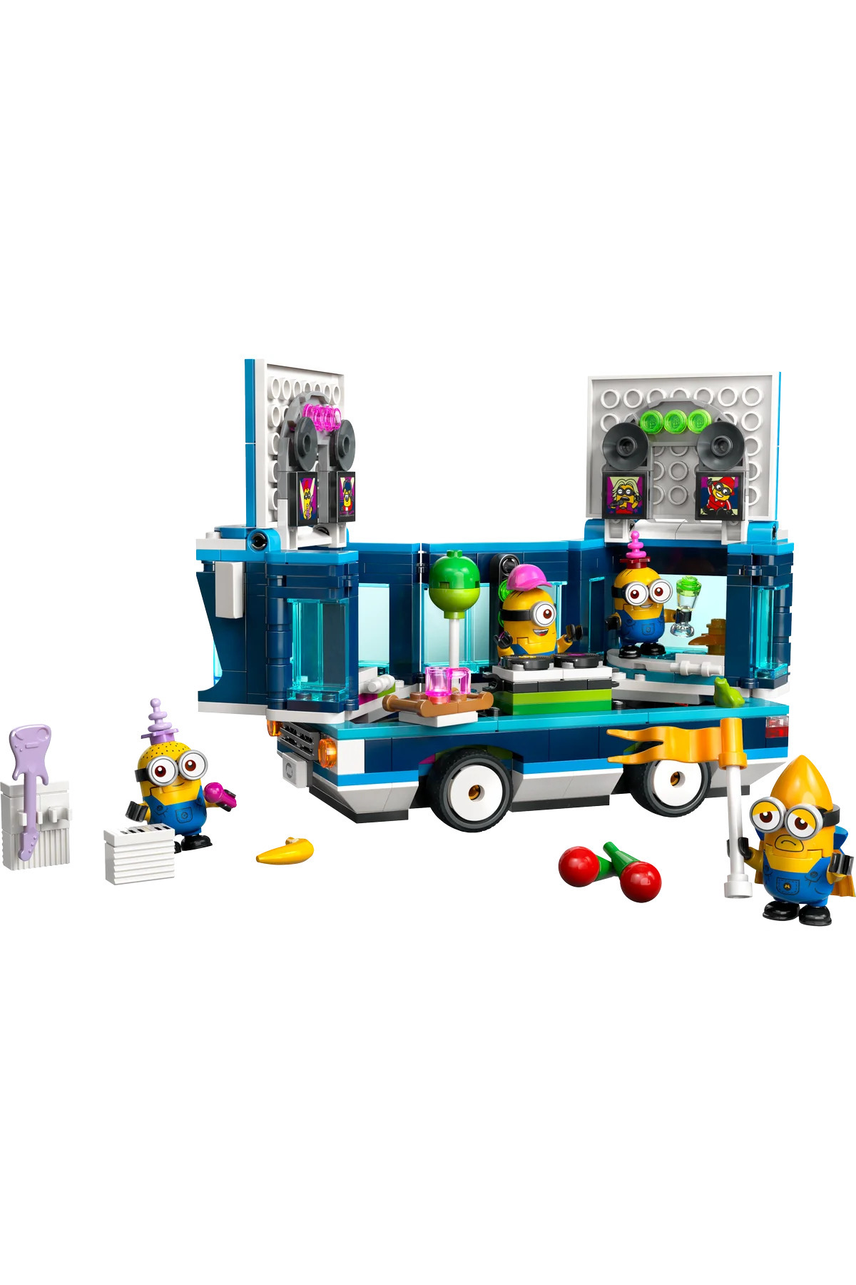 ® من نفرت‌انگیز ۴ اتوبوس مهمانی موزیکال مینیون‌ها ۷۵۵۸۱ - مجموعه ساختنی اسباب‌بازی خلاقانه ۷+ (۳۷۹P)