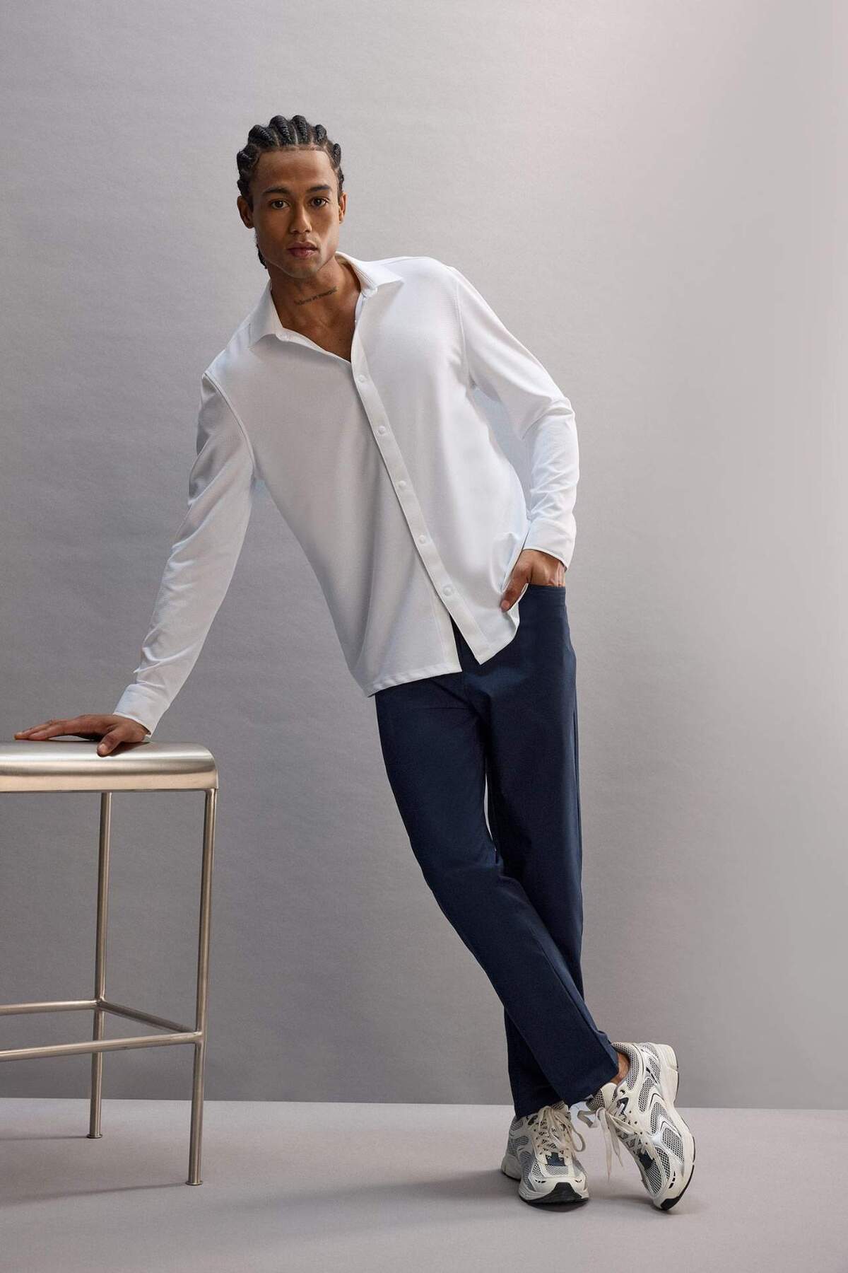 دفاکتو شلوار ورزشی DeFactoFit Slim Fit Slim Cut Standard Leg E3333AX25AU