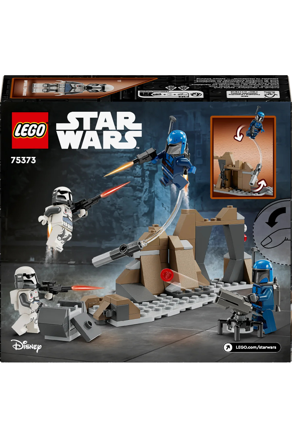 ® مجموعه ساختنی استار وارز حمله در ماندلور بسته نبرد ۷۵۳۷۳ برای کودکان ۶ سال به بالا (۱۰۹ قطعه)