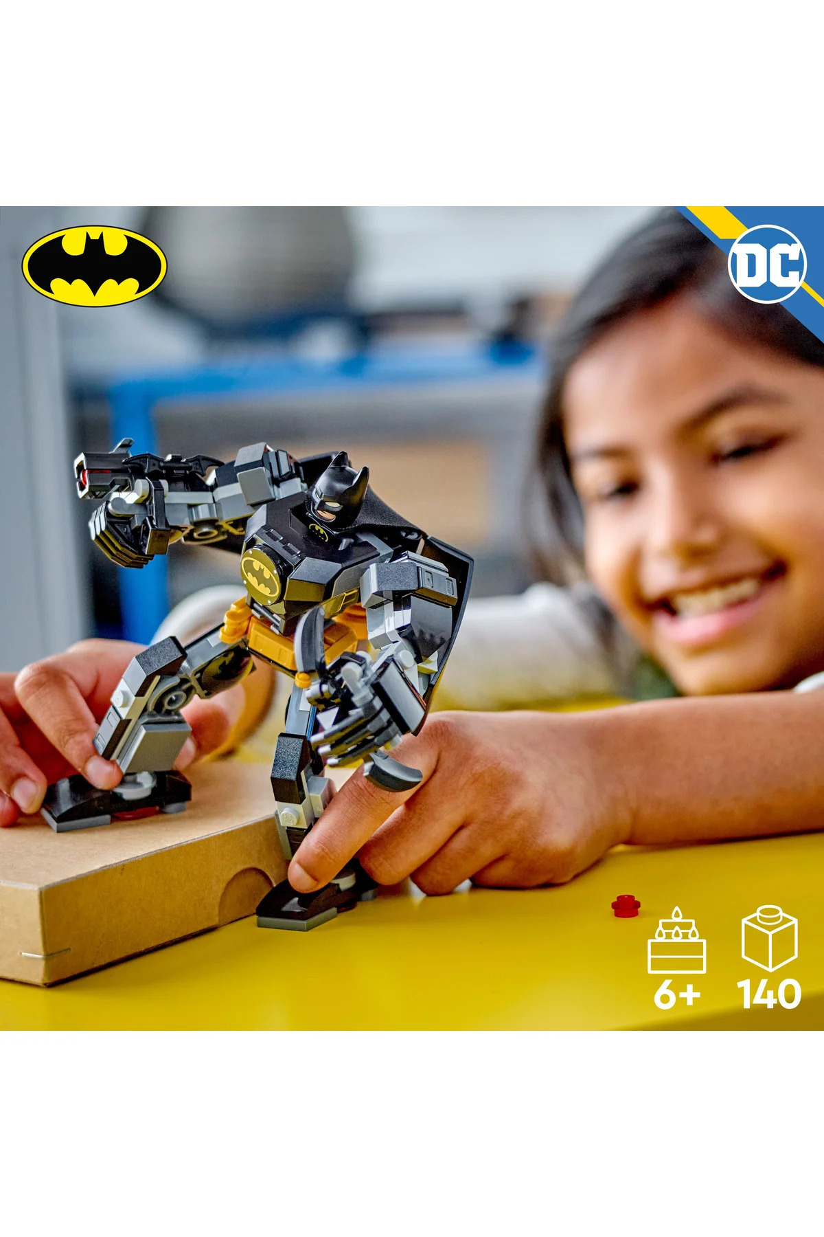 مجموعه ساختنی بتمن مک آرمور دیسی سوپر هیرو ۷۶۲۷۰ برای کودکان ۶ سال به بالا (۱۴۰ تکه)