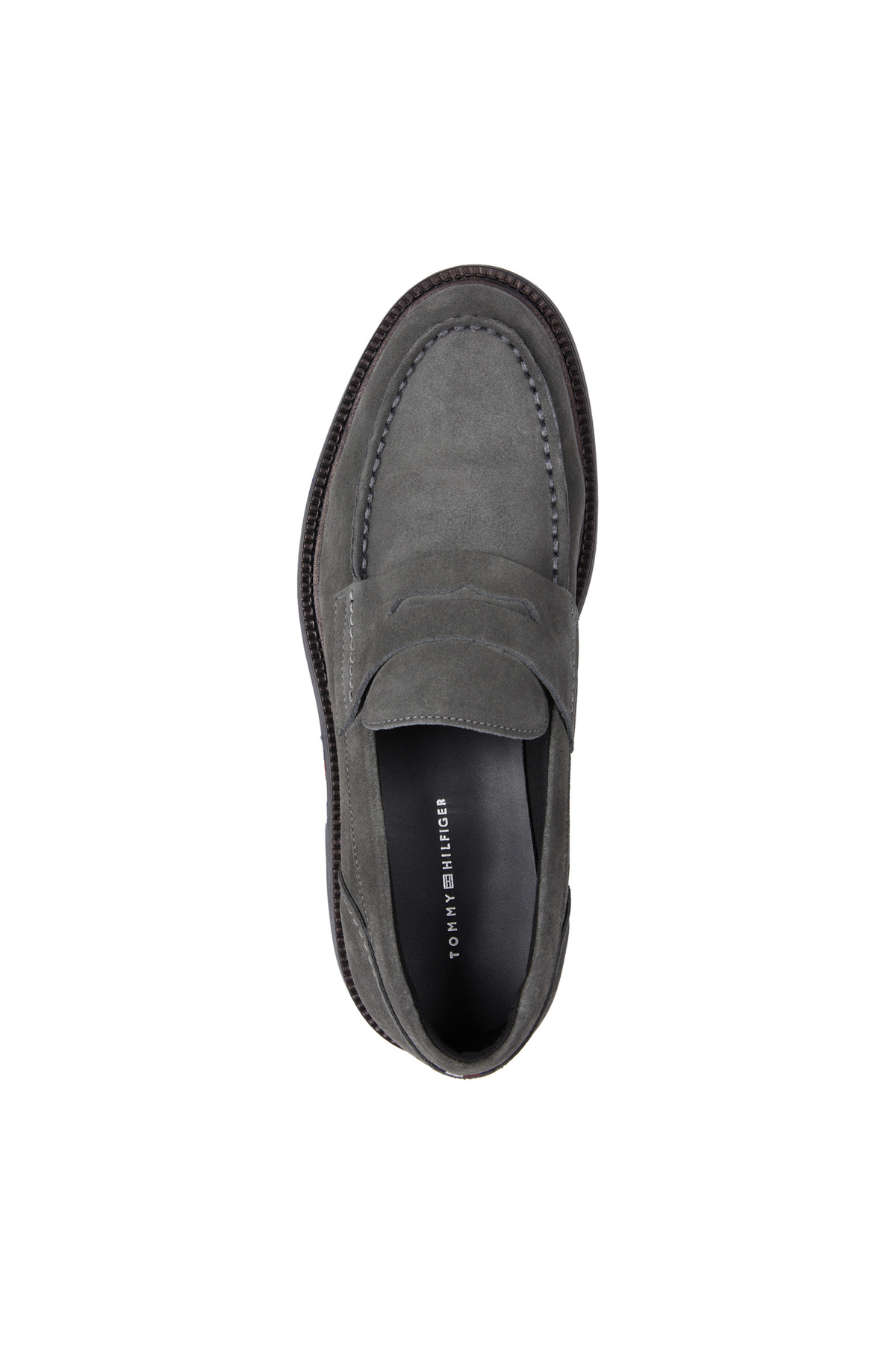 Tommy Hilfiger Gri Erkek Süet Loafer HILFIGER COMFORT LWT SDE LOAFER görsel 3