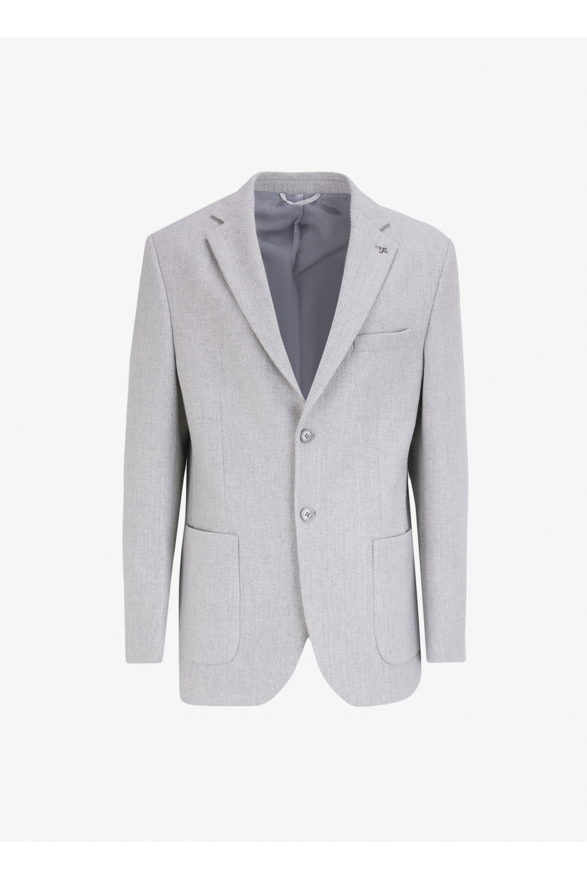 فابریکا کاپشن پشمی مردانه خاکستری ملانژ FC4WM-CKT 2550