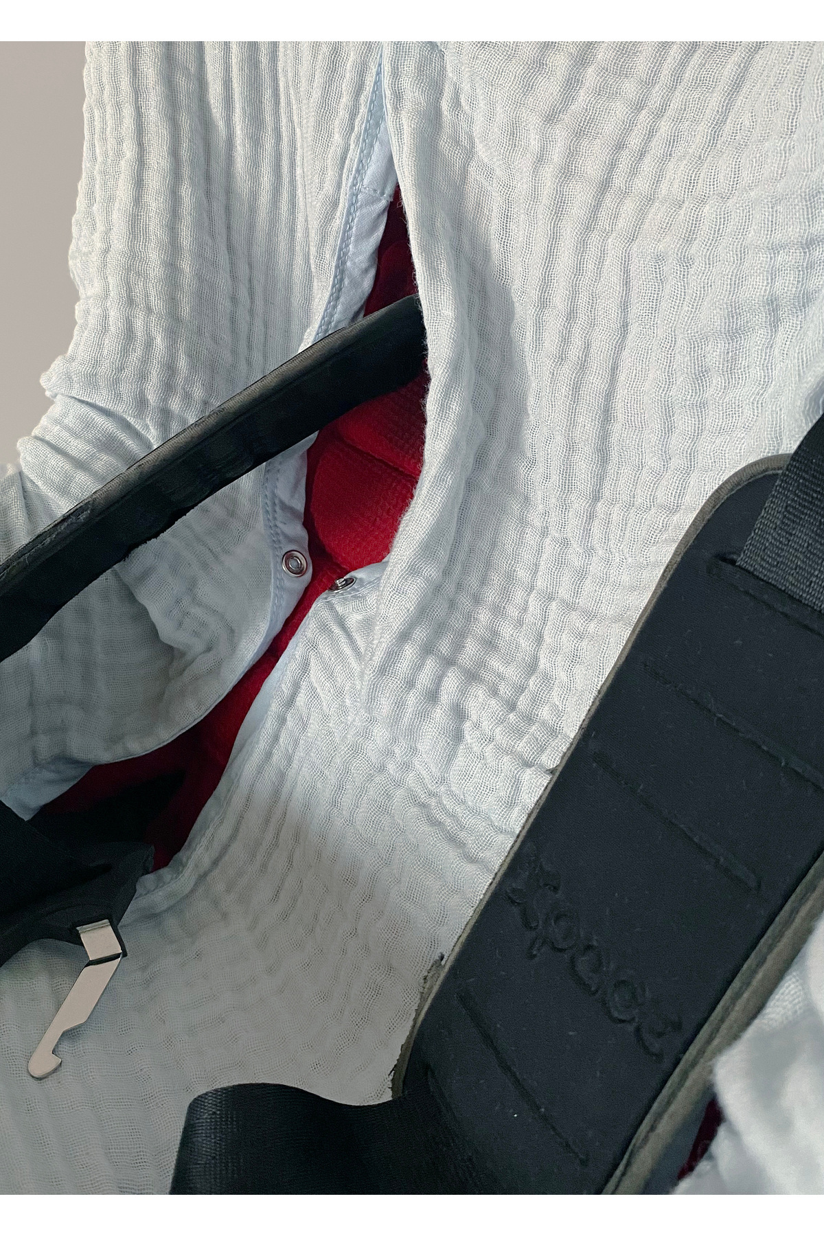 Joyous Mom Kids 4 Katlı Müslin Bebek Oto Koltuk Kılıfı Lastikli %100 Pamuk Organik Oto Koltuk Kılıfı fotoğrafı 5 (önizleme)