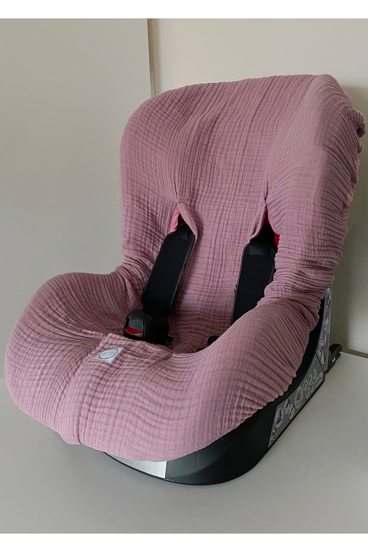 Joyous Mom Kids 4 Katlı Müslin Bebek Oto Koltuk Kılıfı Lastikli %100 Pamuk Organik Oto Koltuk Kılıfı fotoğrafı 3 (önizleme)