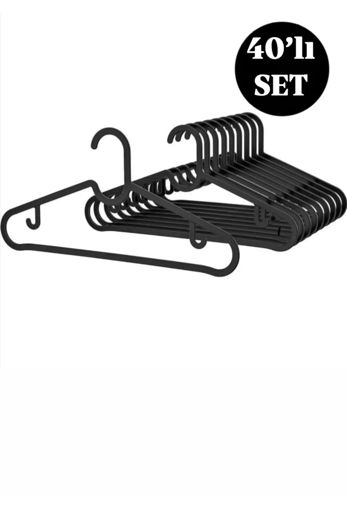 Gardino 40 Pieces Clothes Hanger ,Skirt Hanger, Pants Hanger, Blouse Hanger 40 Pieces.