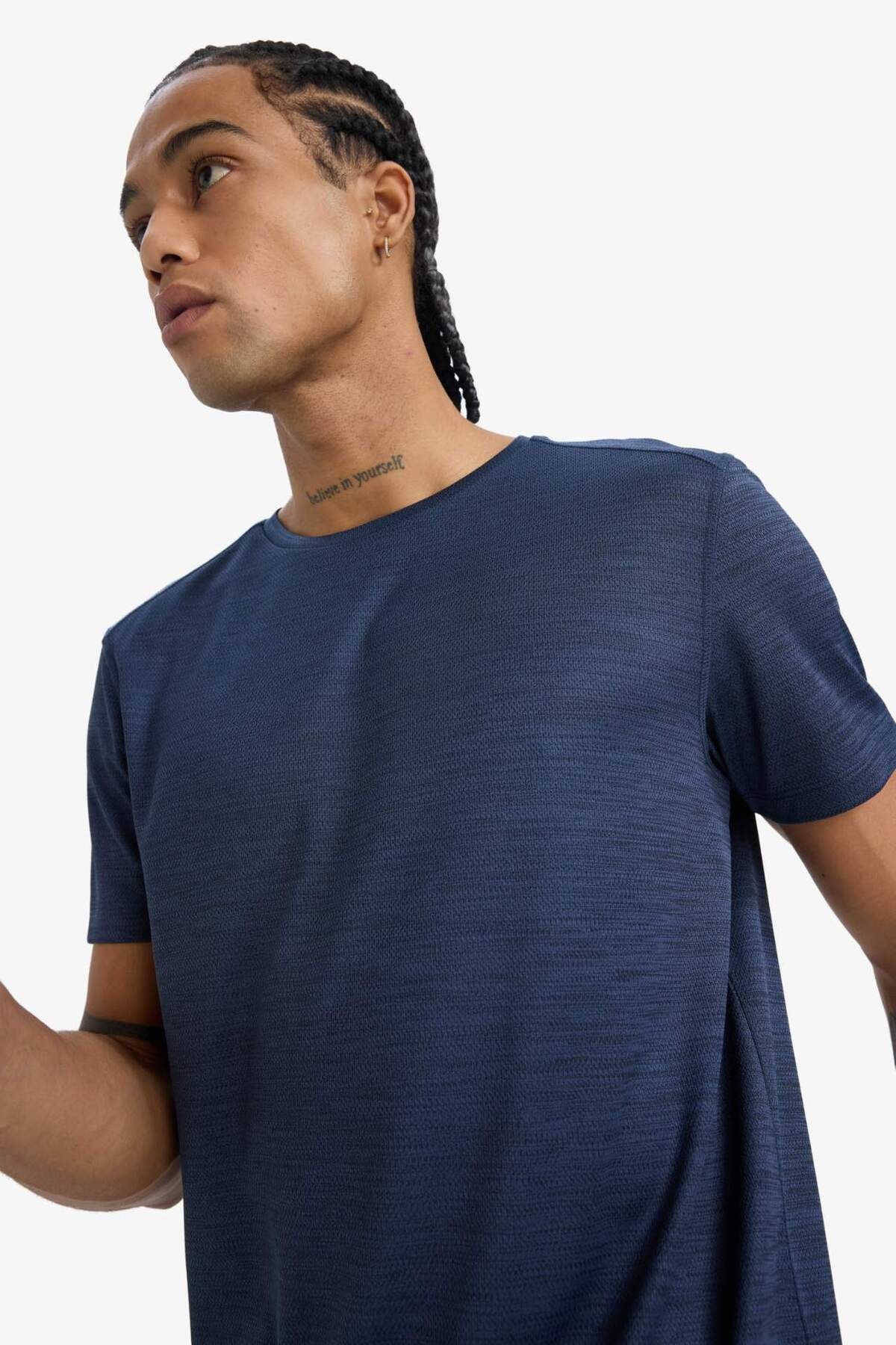 دفاکتو DeFactoFit Slim Fit Slim Cut Quick Driving Quick Fabric Flexible Breathable Crew Sports Still Sports