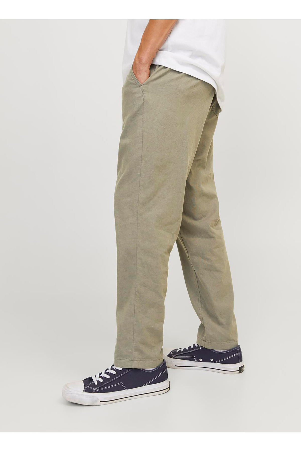 شلوار مردانه راسته فاق نرمال | جک اند جونز Jack & Jones TYCD98275E64574A03 - تصویر 4