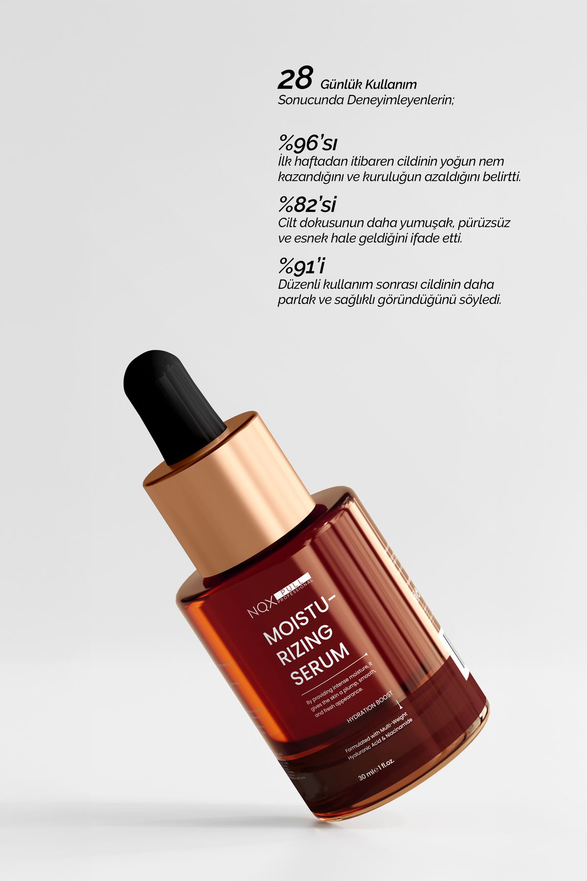 Moısturızıng Serum Nemlendirici & Canlandırıcı Gözenek Sıkılaştırıcı Yoğun Nem Bomba Serum 30 ml — CVS44 — تصویر 2 از 4