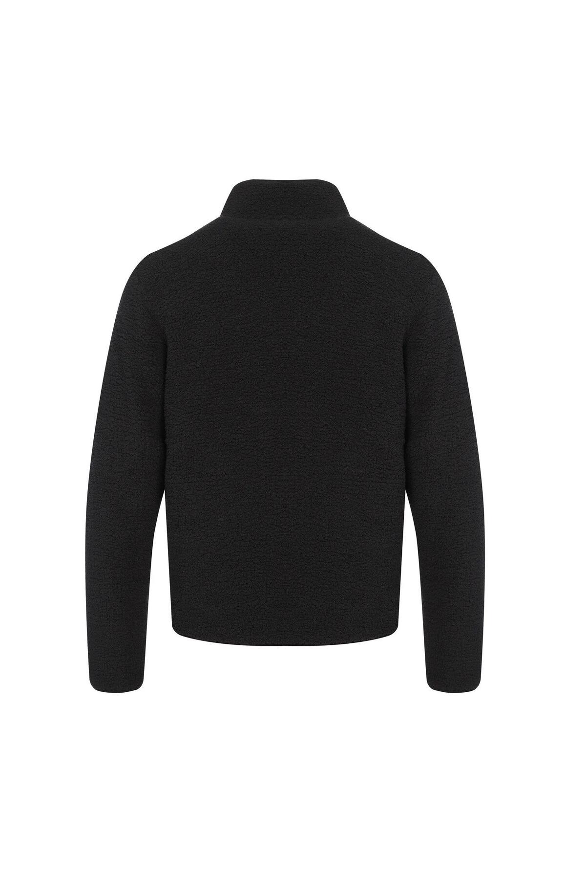 hummel HMLARTHUR SHERPA ZIP JACKET ERKEK FERMUARLI CEKET görsel 6