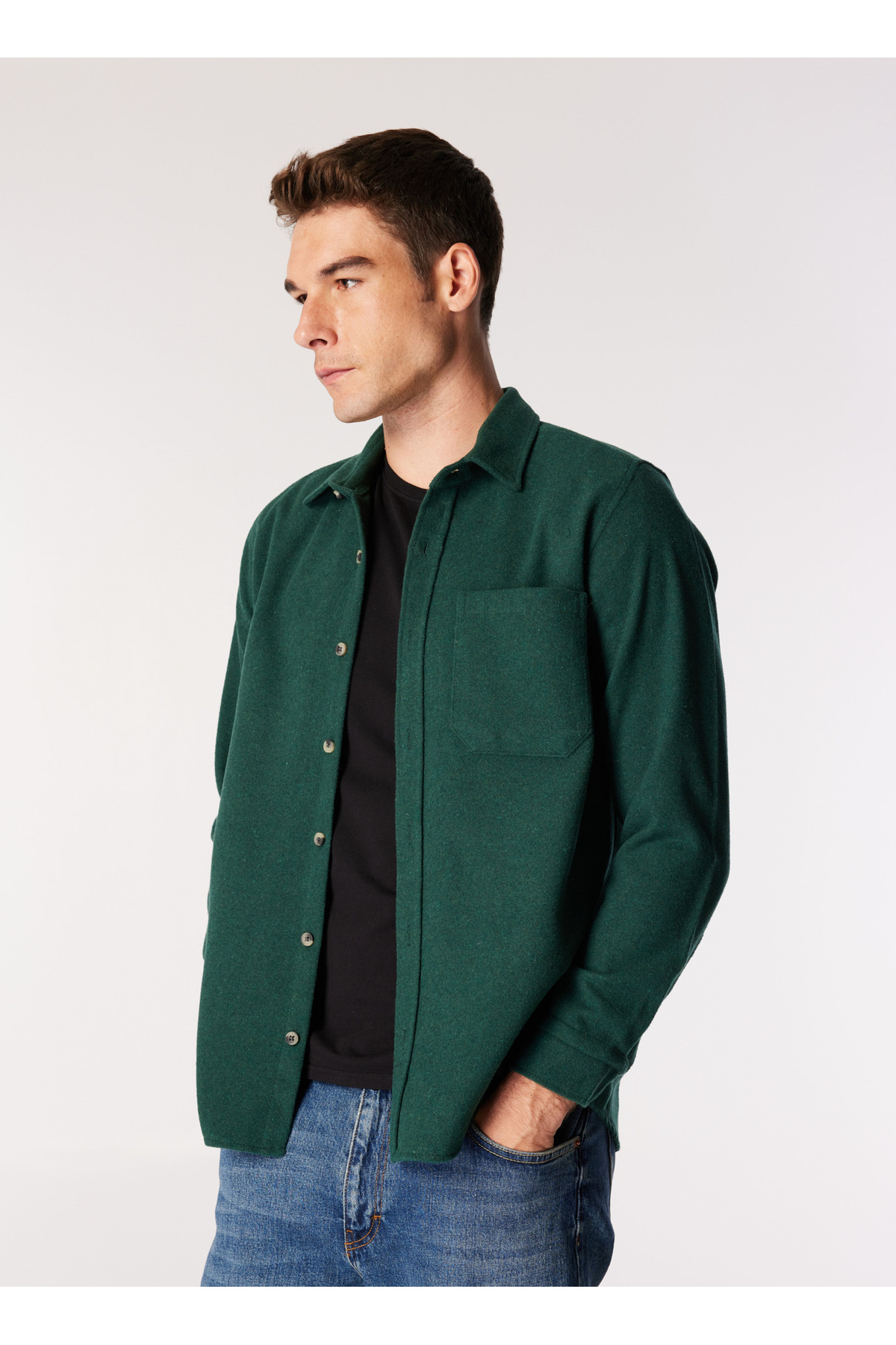پیراهن مردانه راسته آستین بلند | لی کوپر Lee Cooper 251 LCM 241008 - تصویر 3